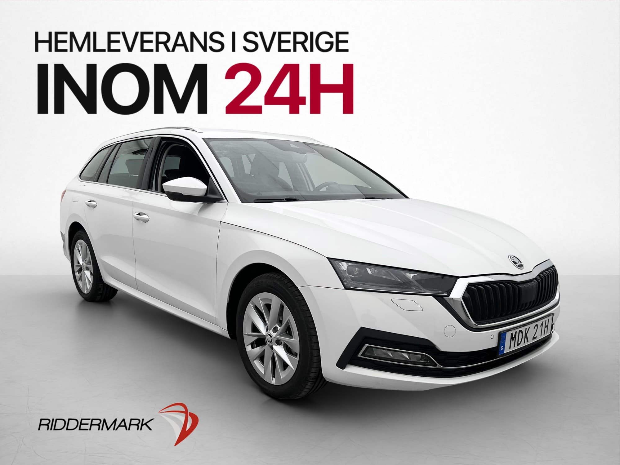 Skoda Octavia TDI 150hk Värmare Cockpit Kamera CarPlay Drag 