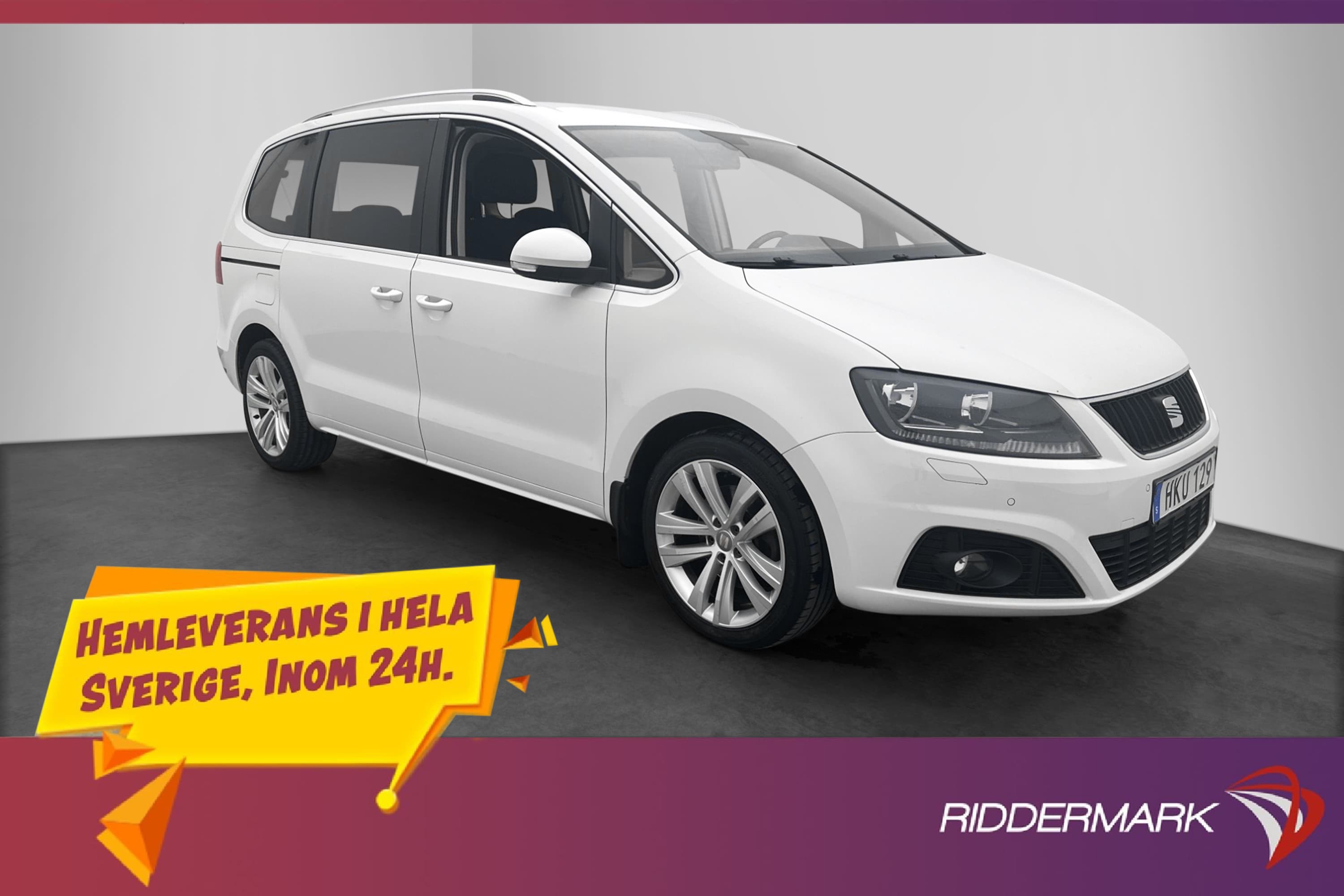 SEAT Alhambra 2.0 TDI 177hk 7-Sits Värmare Kamera