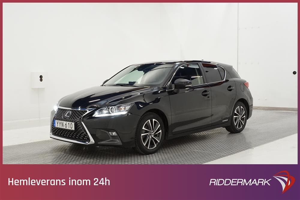 Lexus CT 200h 1.8 CTV 136hk Hybrid Kamera Välserv 0,41l/mil