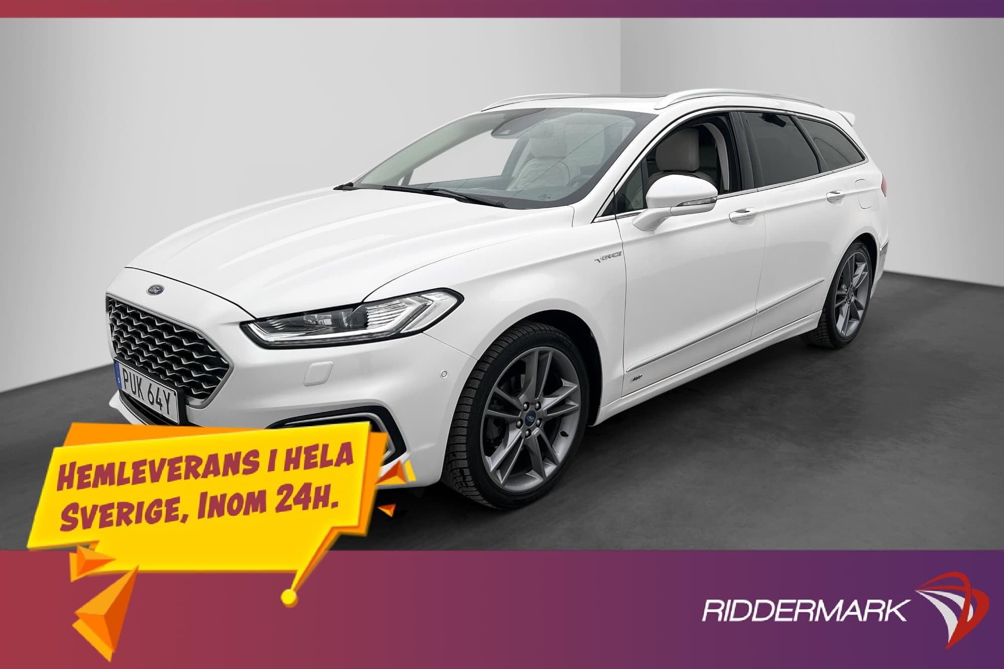Ford Mondeo AWD 190hk Vignale Läder Pano Blis Adaptiv Drag