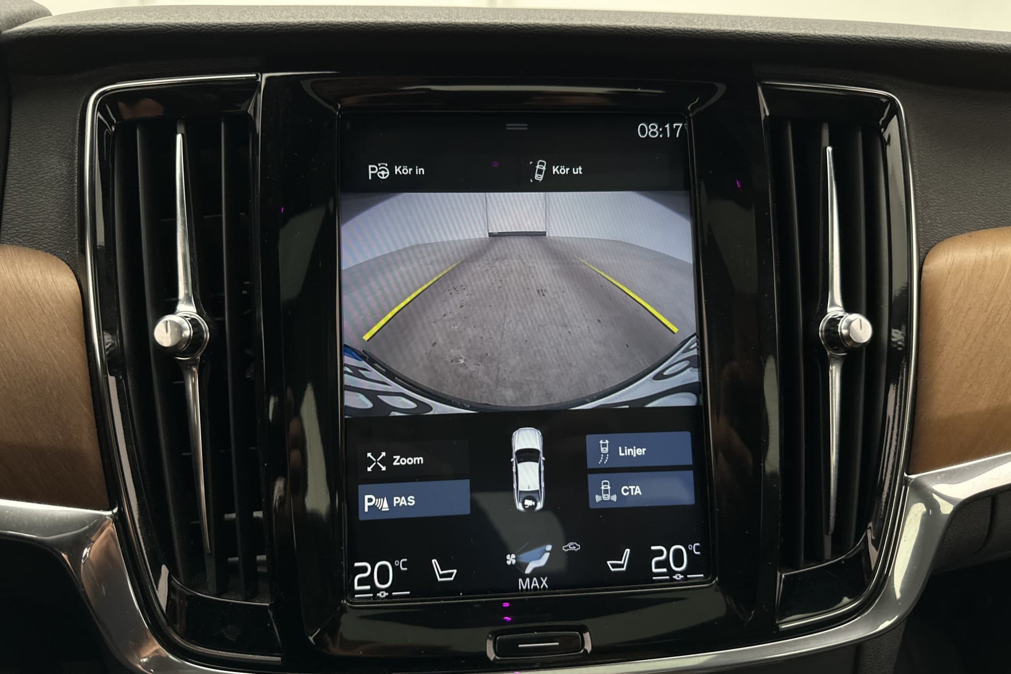 Volvo S90 T5 Inscription VOC Taklucka Kamera Värm Navi Skinn