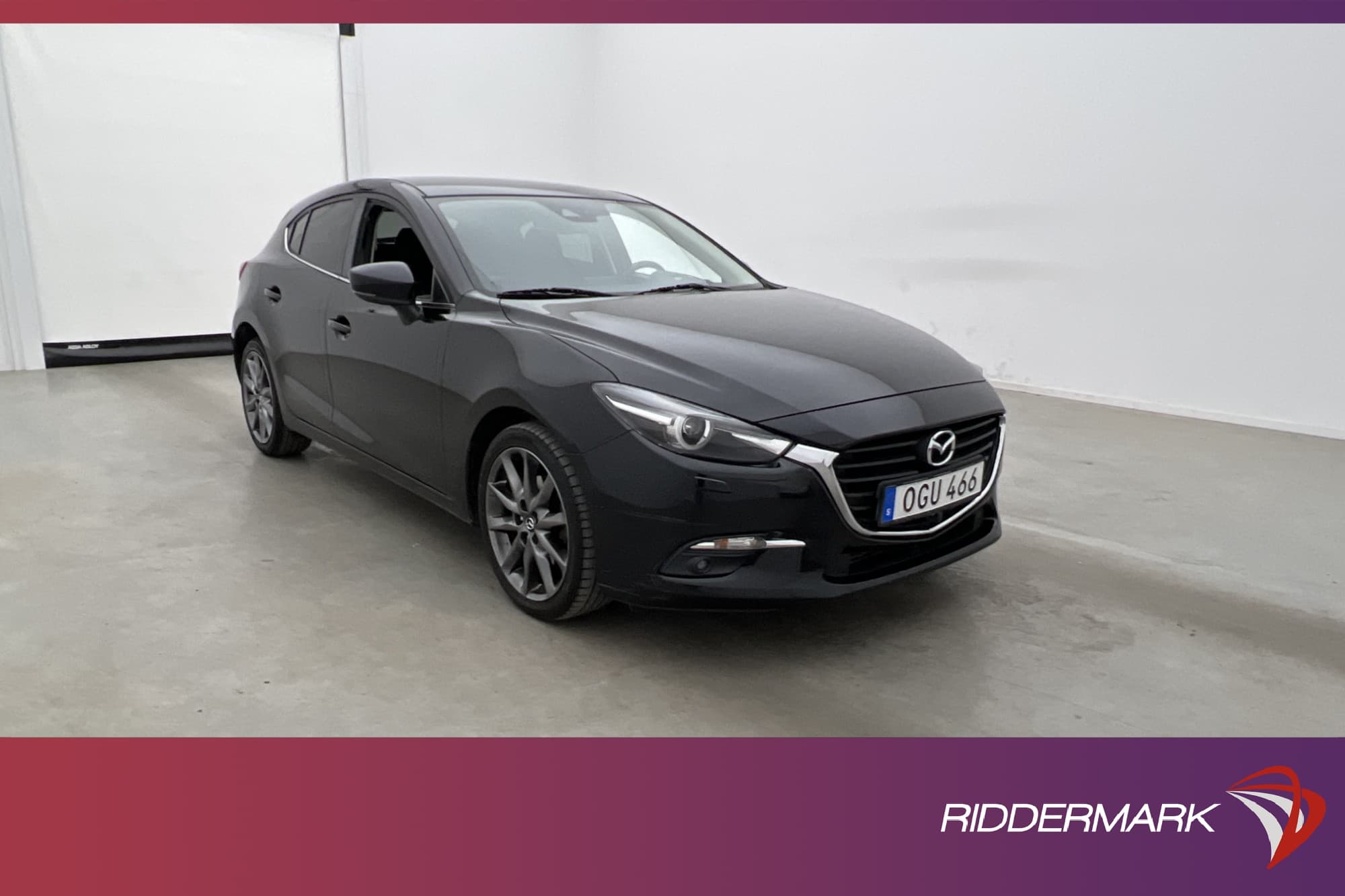 Mazda 3 Sport 2.2 SKYACTIV-D 150hk Kamera HUD Navi Rattvärme
