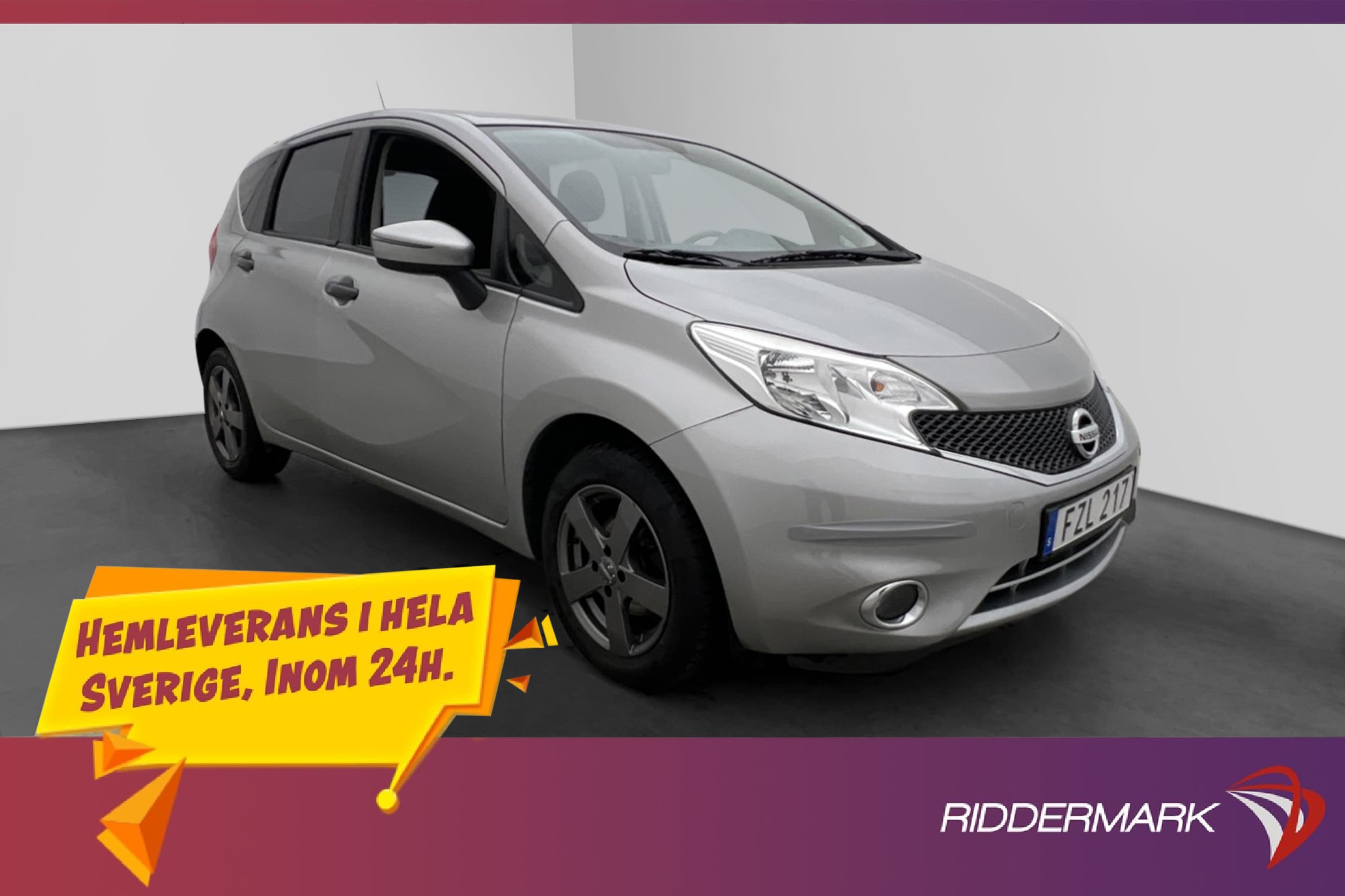 Nissan Note 1.2 Manuell 80hk Farthållare 360kr Skatt AC 