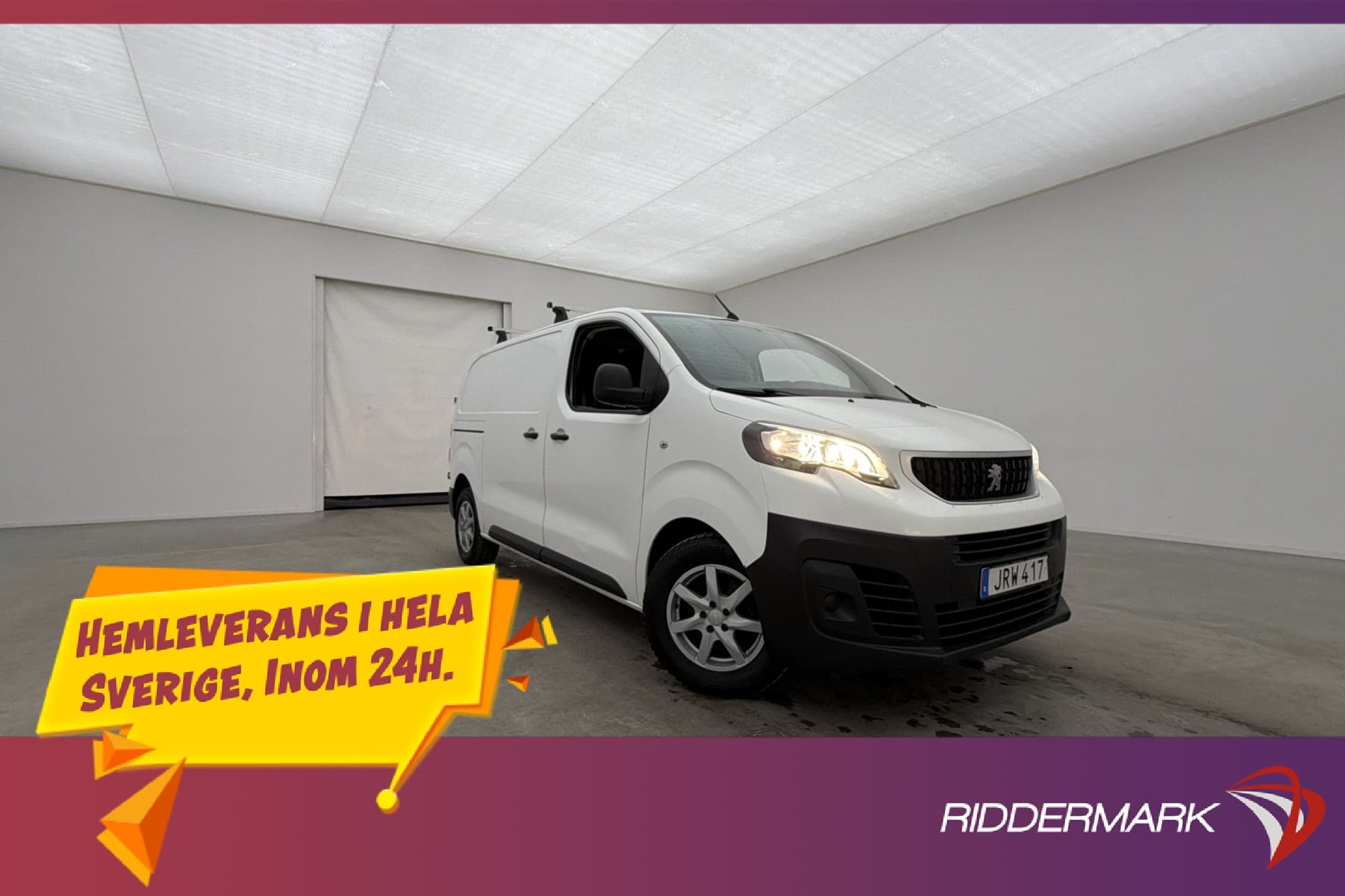 Peugeot Expert L2 Värmare Dragkrok V-Inredd PDC 3-Sits Moms 