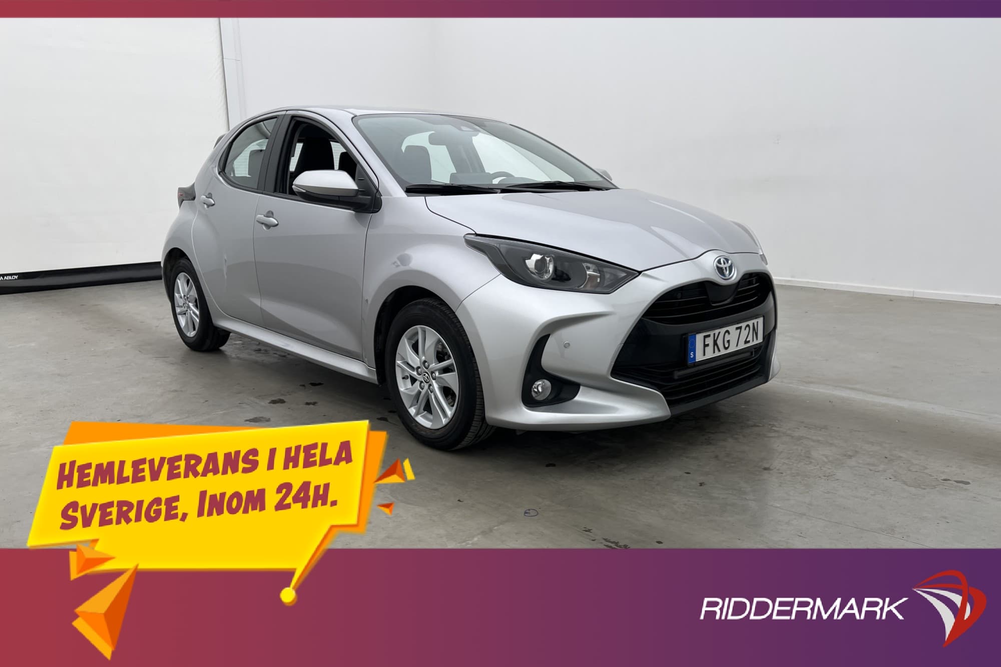 Toyota Yaris Hybrid CVT 116hk Active Kamera Sensorer