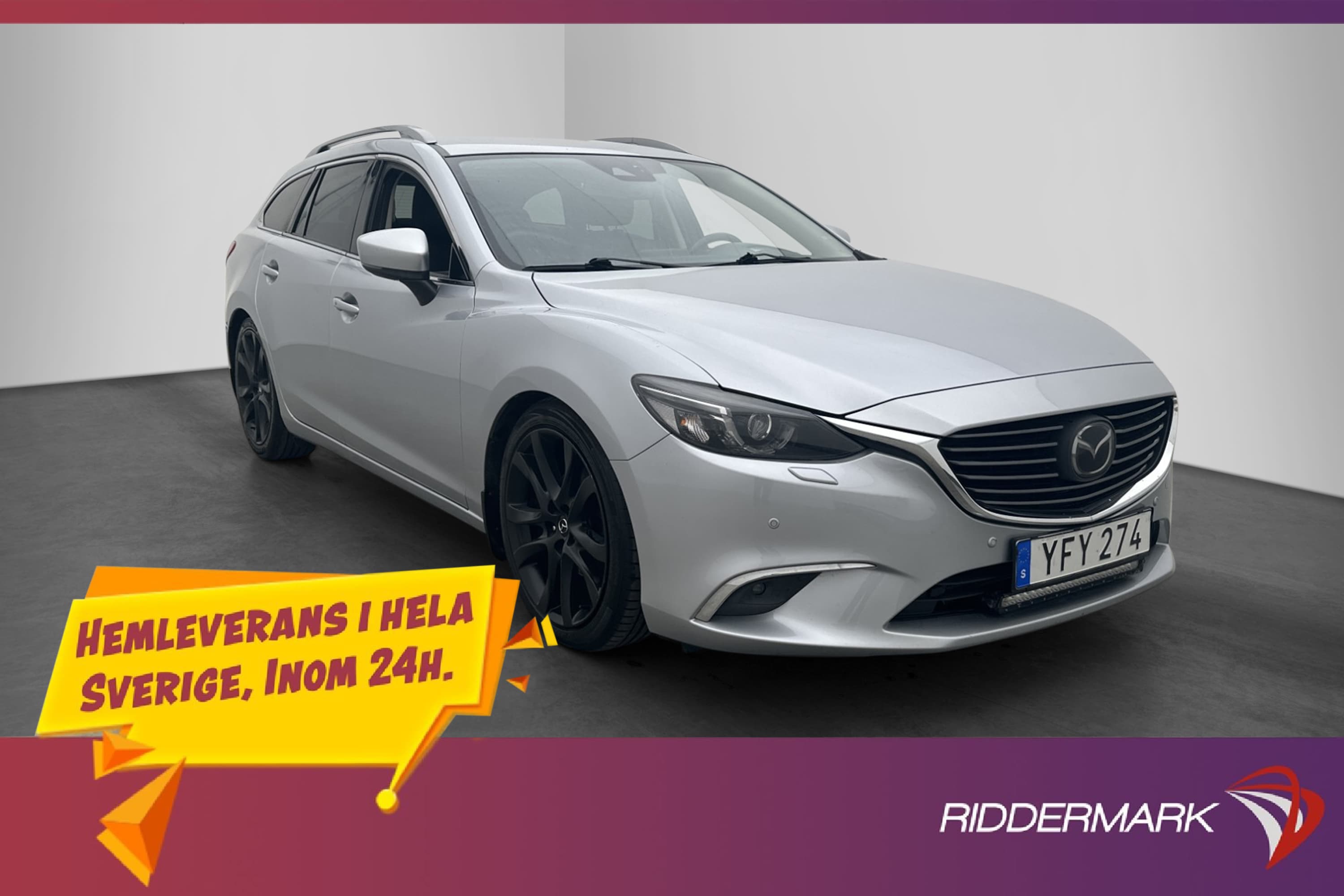 Mazda 6 Wagon AWD 175hk Optimum BOSE HUD Kamera Navi