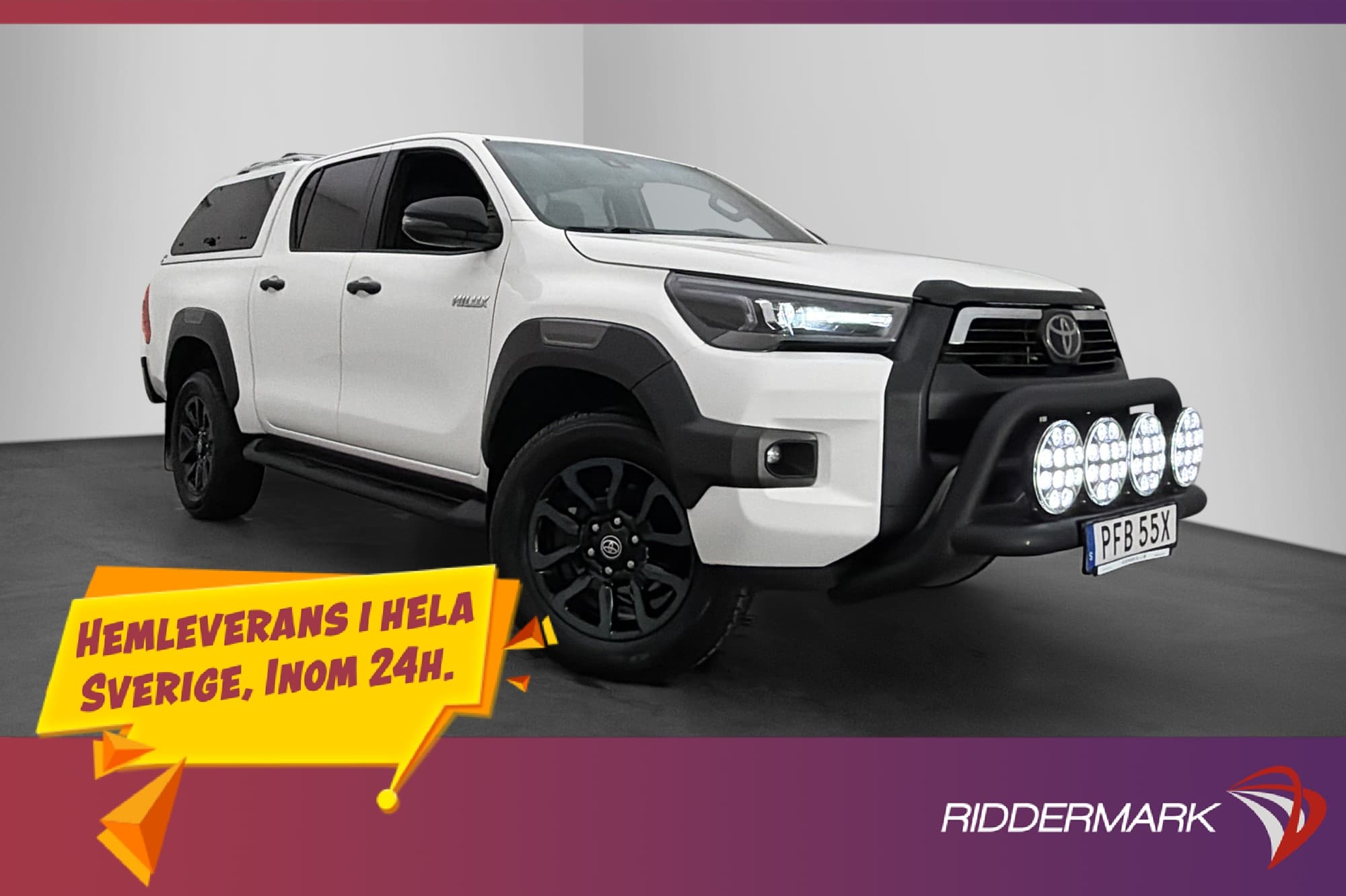 Toyota Hilux Invincible 2.8 4WD Drag Diff L-Släde Kåpa Moms