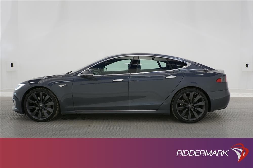 Tesla Model S 75D AWD 333hk Facelift Skinn Kolfiber Sv Såld