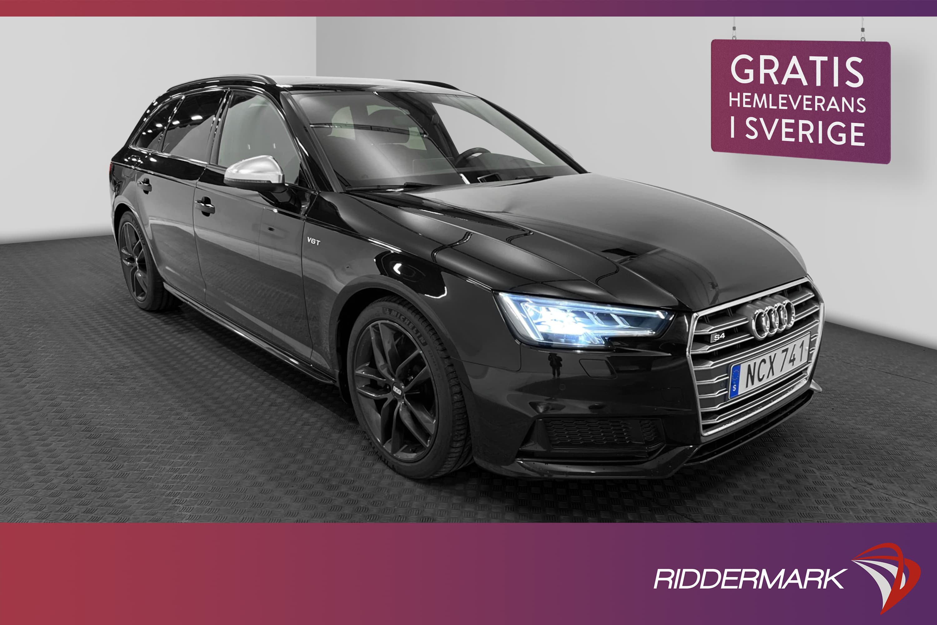 Audi S4 Avant V6 Quattro 354hk Cockpit Kamera HUD Värm Drag