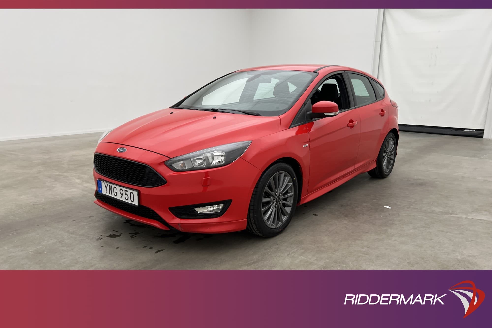 Ford Focus 1.0 EcoBoost 125hk ST-Line Apple-CarPlay Sensorer