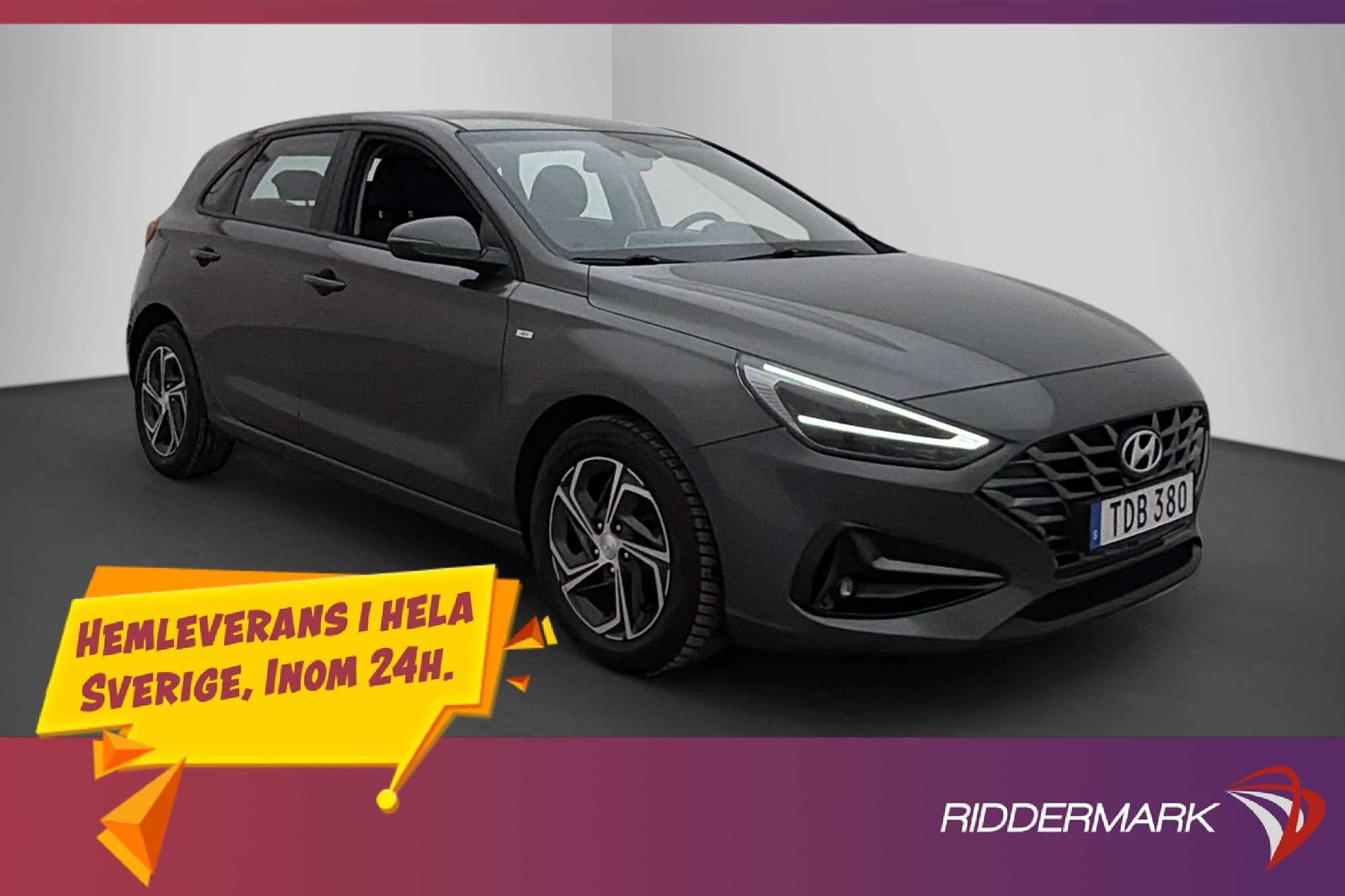 Hyundai i30 1.5 T-GD Advanced Kamera LED Keyless Rattvärme