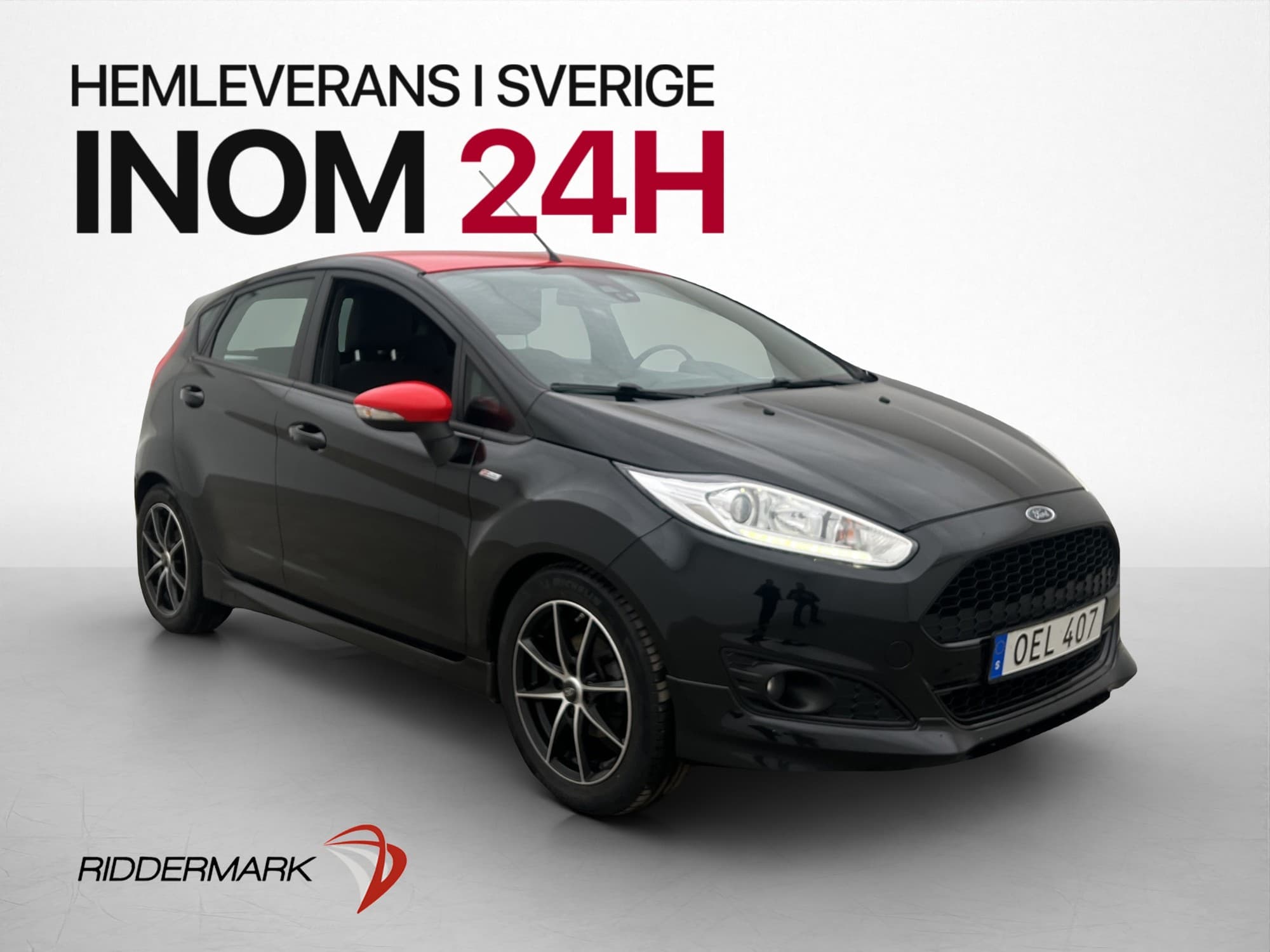 Ford Fiesta 100hk ST-Line M/K-Värmare En-Brukare 0,43l/mil