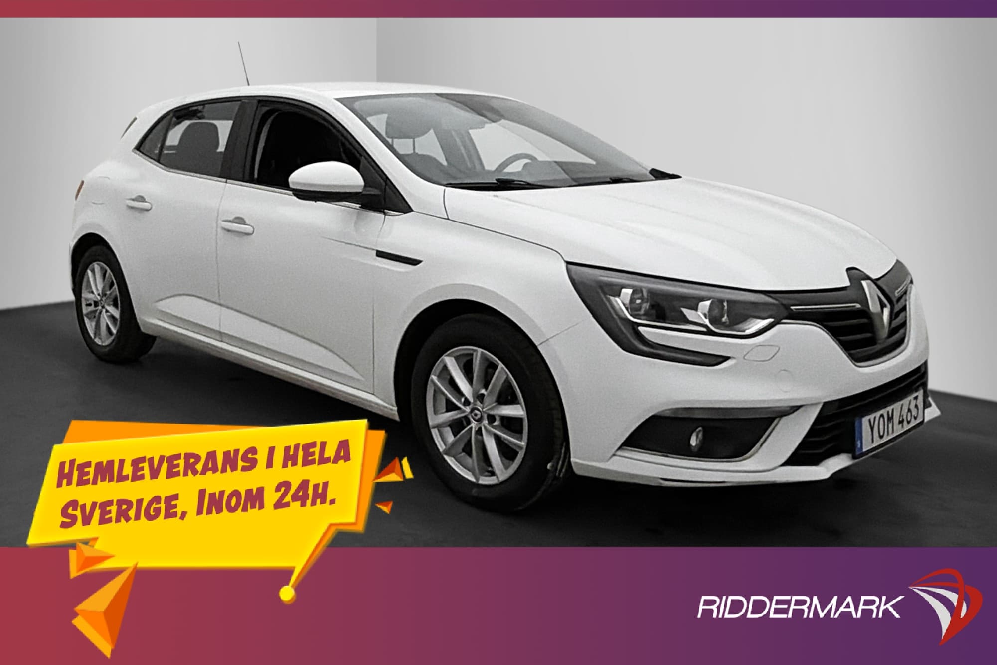 Renault Mégane 1.2 TCe 132hk Navi P-Sensorer Keyless Drag