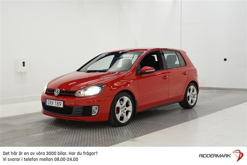 Volkswagen Golf GTI 211hk Välservad Nybesiktigad 0,74l/milexteriör