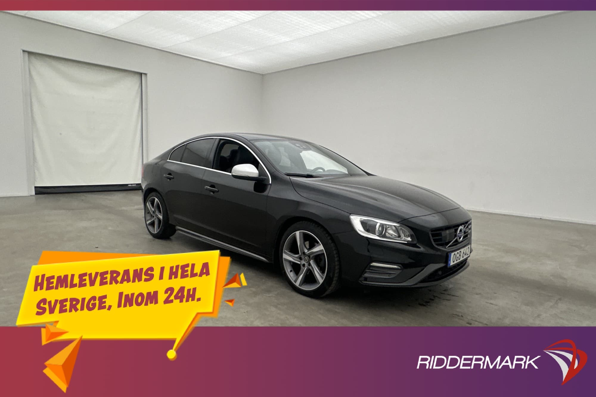 Volvo S60 Polestar D4 200hk R-Design Värm Kamera Keyless GPS