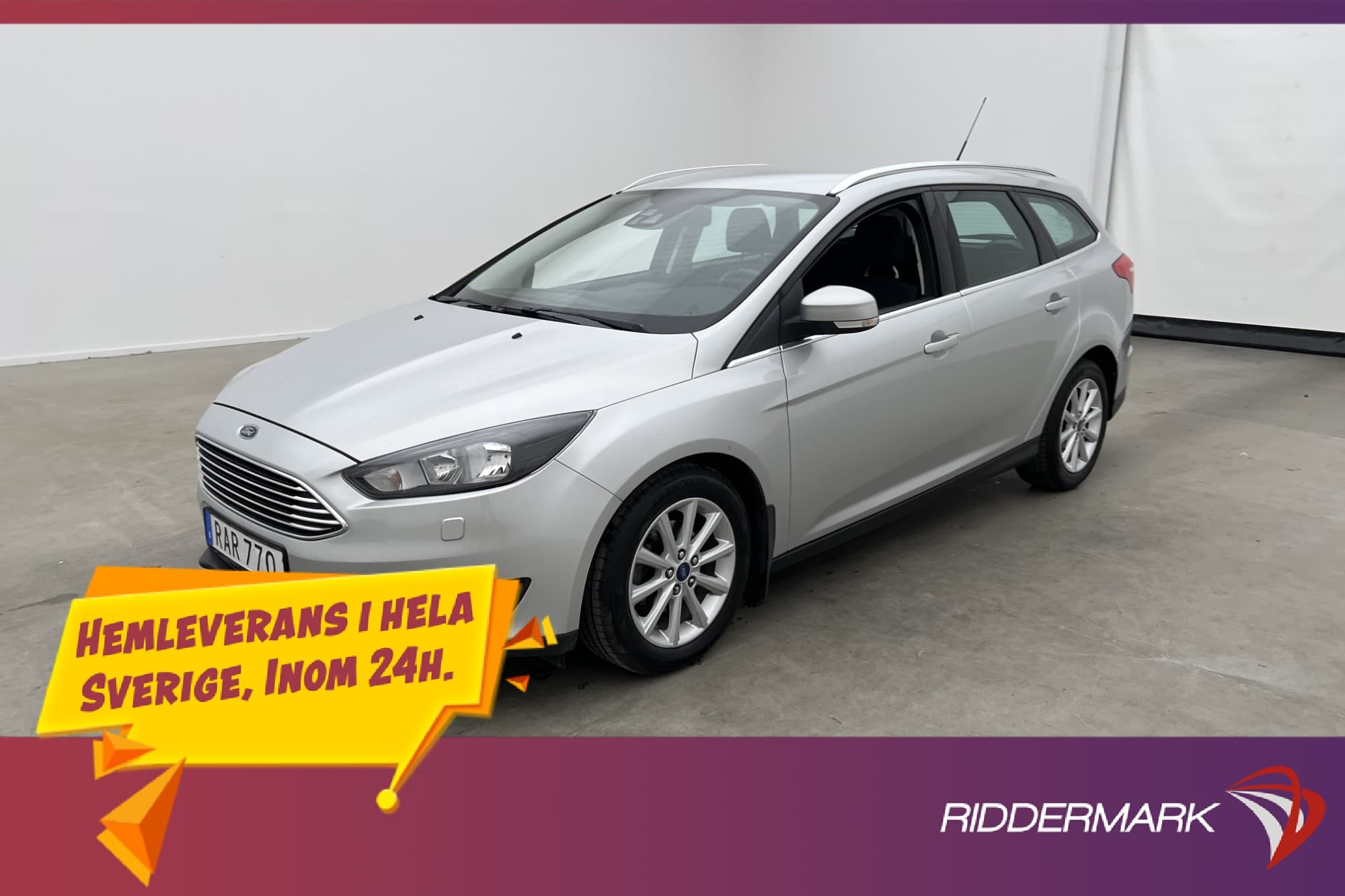 Ford Focus Kombi EcoBoost 100hk Titanium Kamera Farthållare