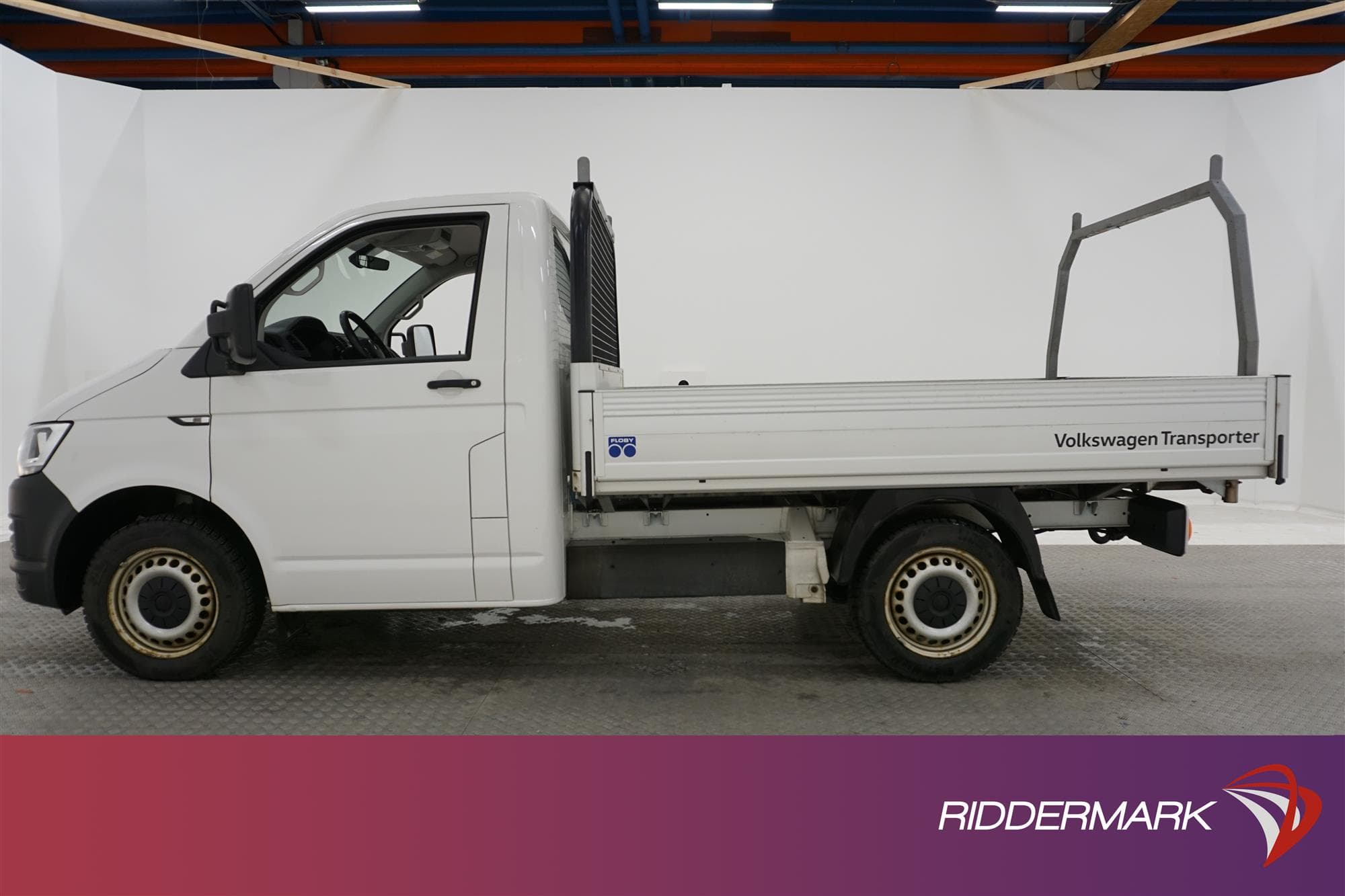 Volkswagen Transporter 2.0TDI Flakbil Lång Värmare Moms