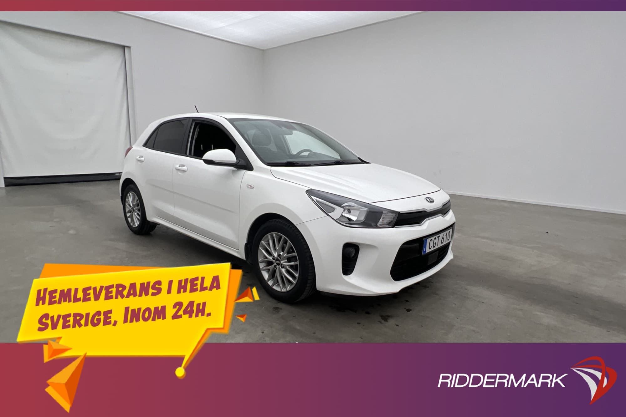 Kia Rio 1.4 99hk En-Brukare P-Sensorer Rattvärme Farthållare