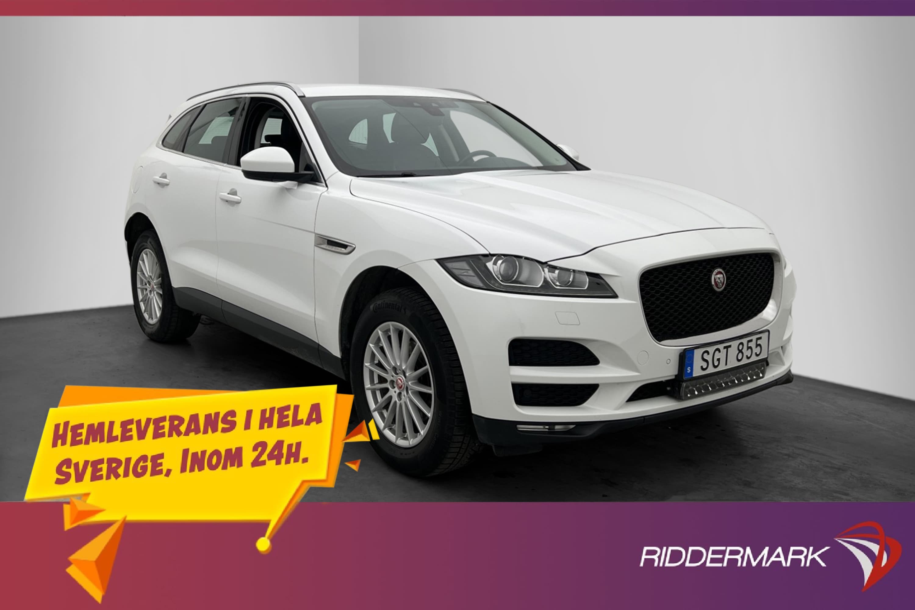 Jaguar F-Pace 20d AWD 180hk Kamera Skinn Navi Drag Elstolar