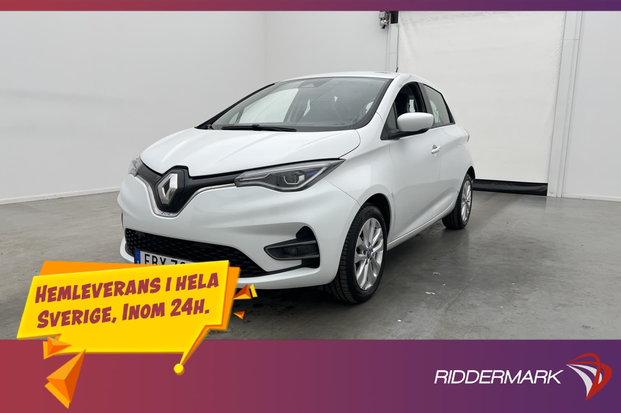 Renault ZOE R110 52 kWh Batterihyra Kamera CarPlay Rattvärme