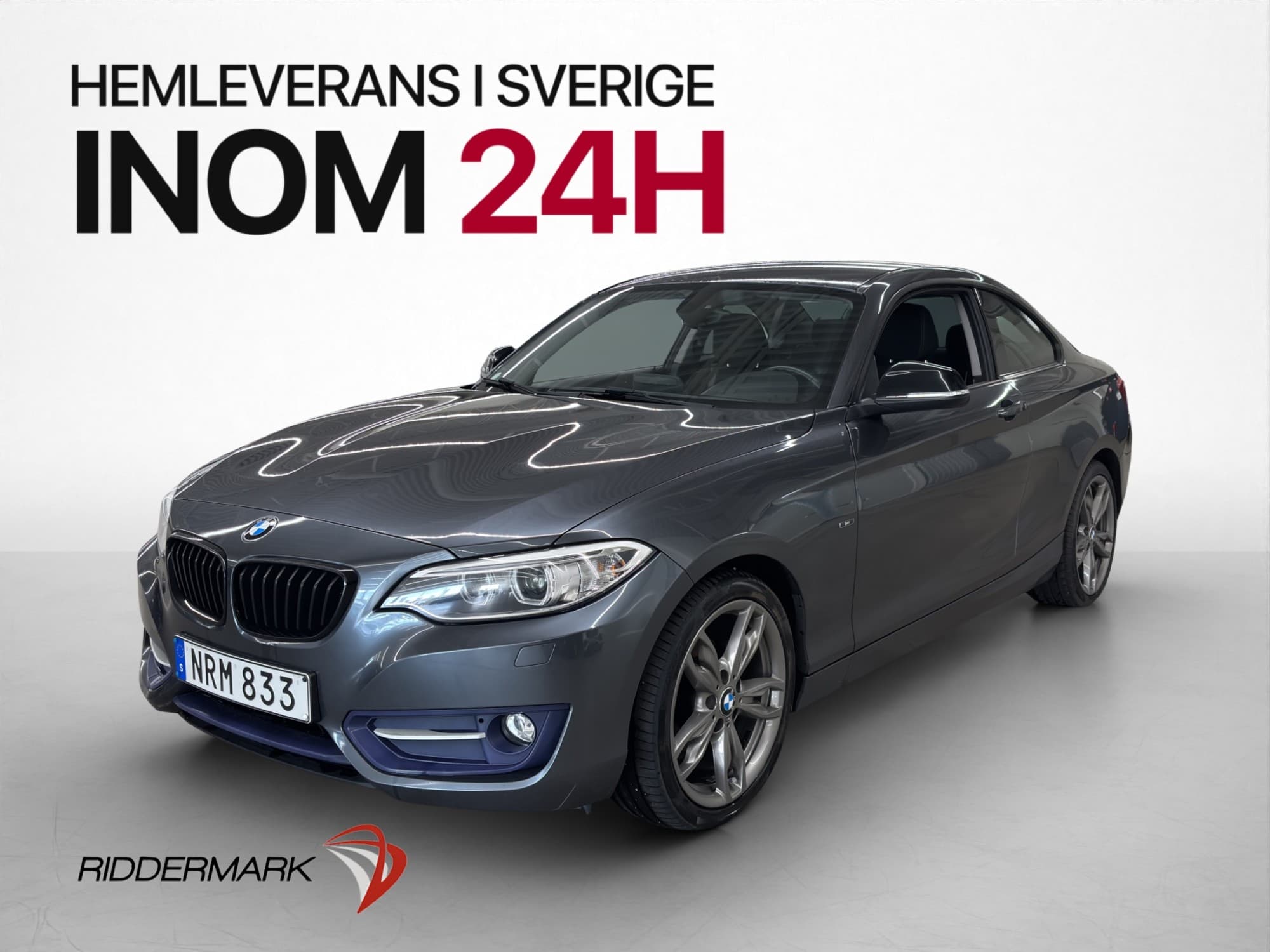 BMW 218 d 143hk Sport line P-Sensorer Farthållare Bluetooth