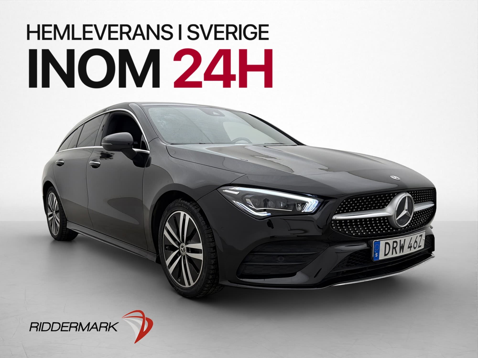 Mercedes-Benz CLA 200 d AMG 4M Värmare Wide Navi Kamera Drag