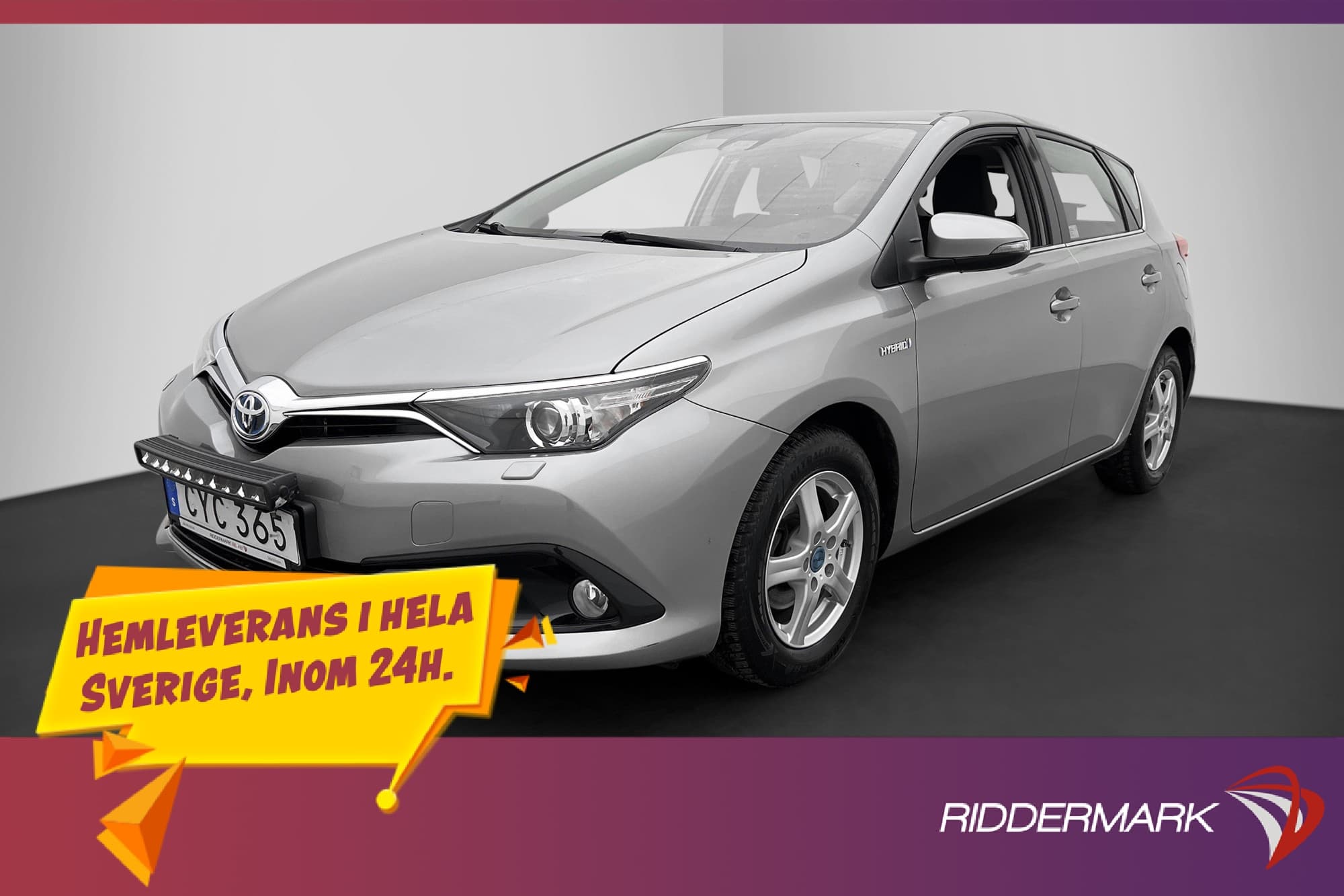 Toyota Auris 5-dörrar Hybrid e-CVT Active M/K-Värmare Kamera