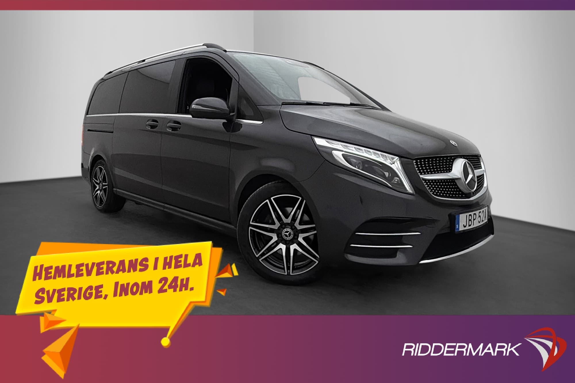 Mercedes-Benz V 300 d AMG Avantgarde Värm 360° Burm Moms