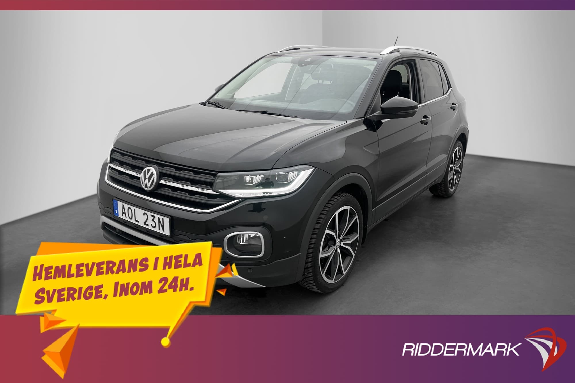 Volkswagen T-CROSS TSI 116hk Kamera Drag P-Sensorer CarPlay