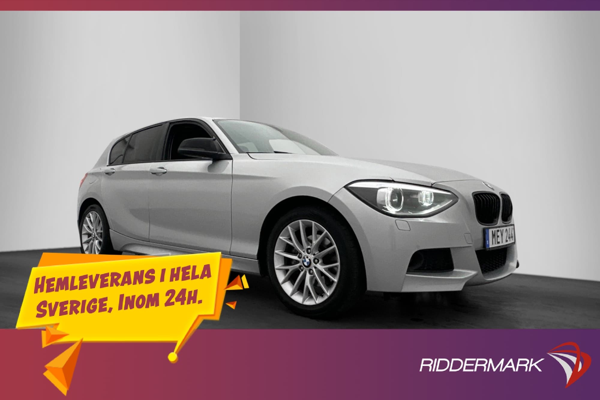 BMW 120 D 184hk Sport line M Sport Kjolpaket  HiFi Sensorer