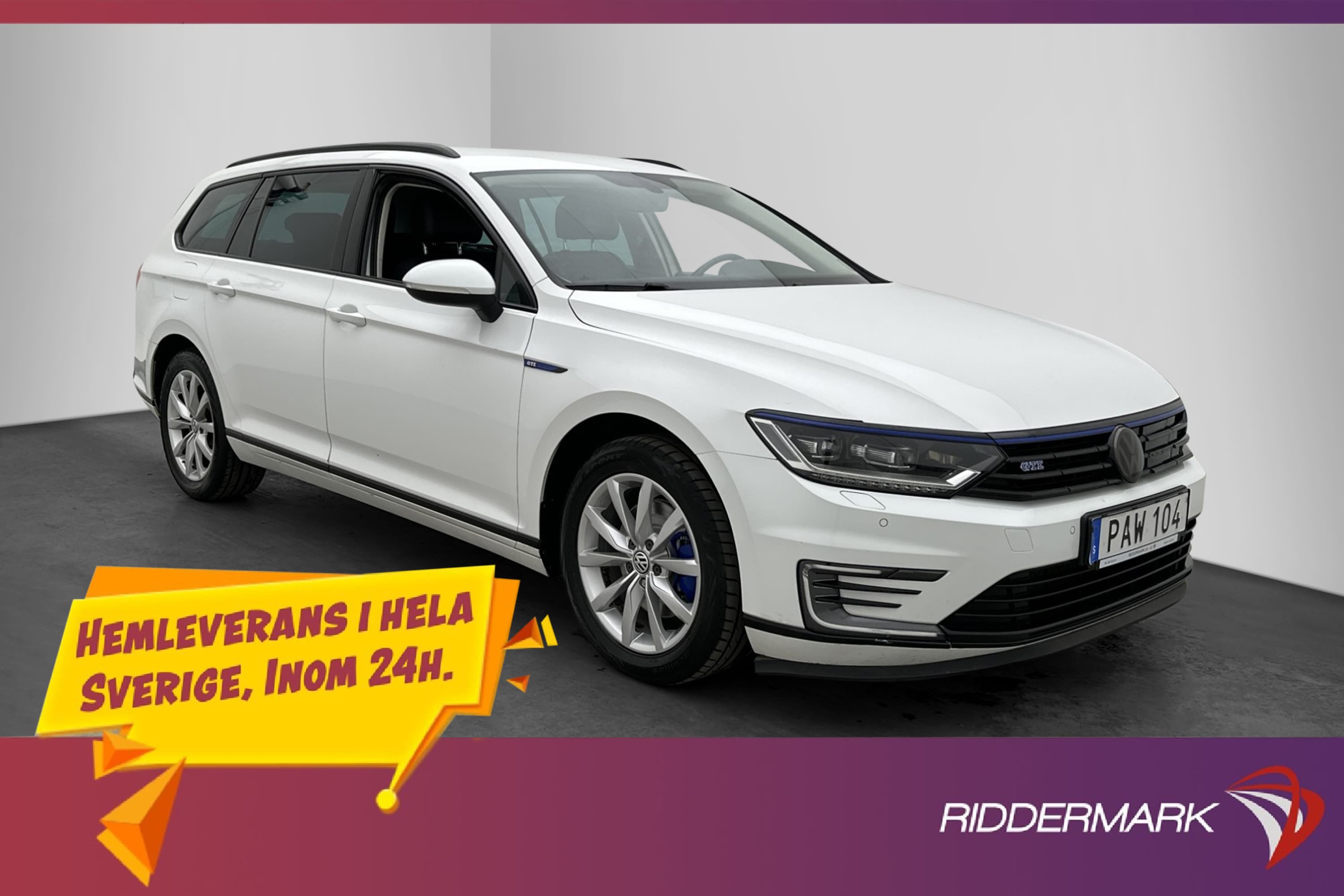 Volkswagen Passat GTE 1.4 218hk Värmare Kamera Drag CarPlay