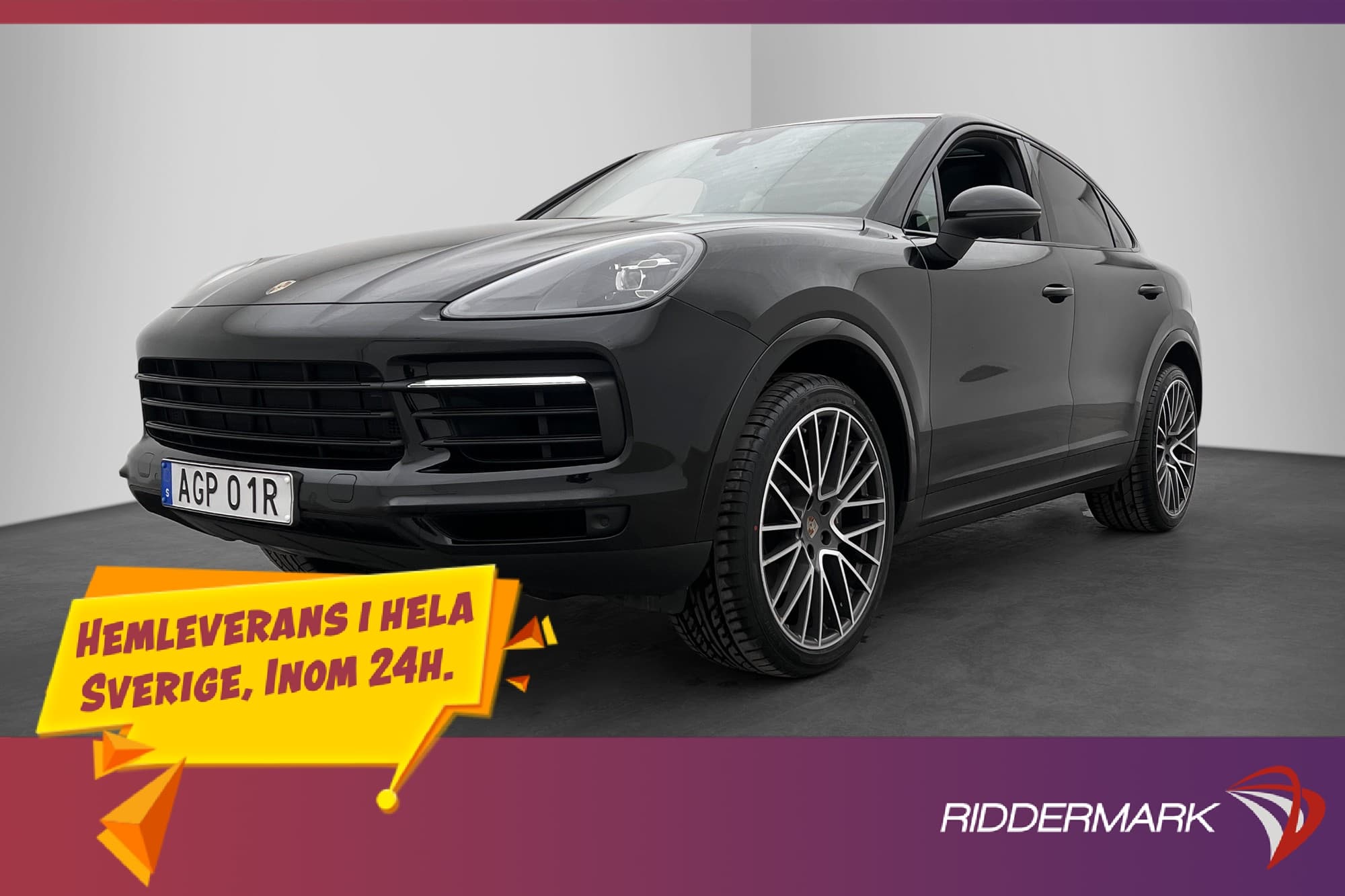 Porsche Cayenne Coupé S 340hk PASM Sport Chrono Pano Skinn