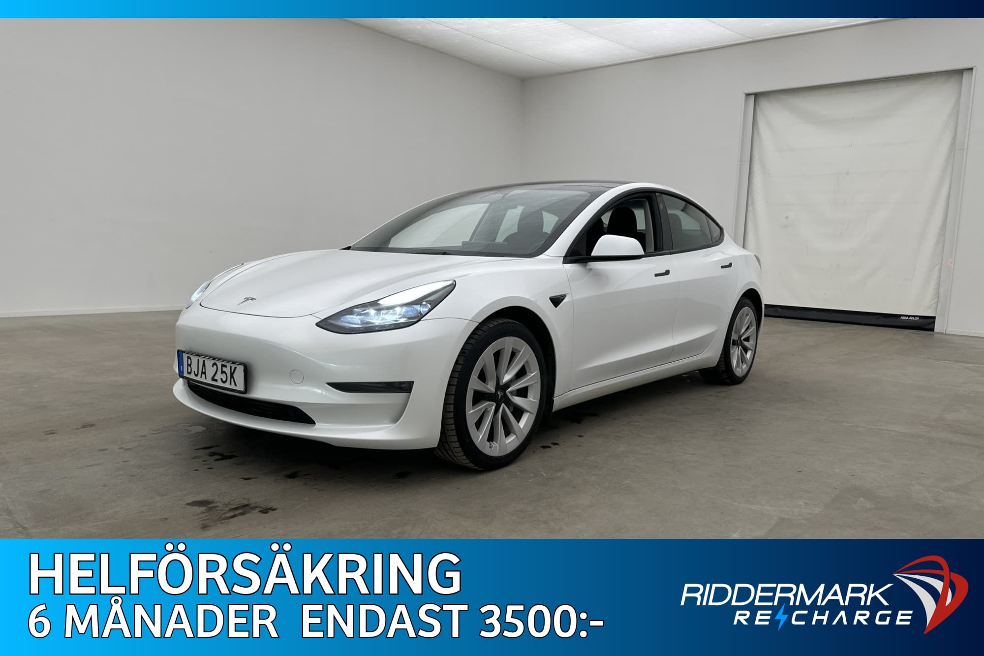 Tesla Model 3 Long Range AWD Autopilot Dragkrok Sv.Såld MOMS