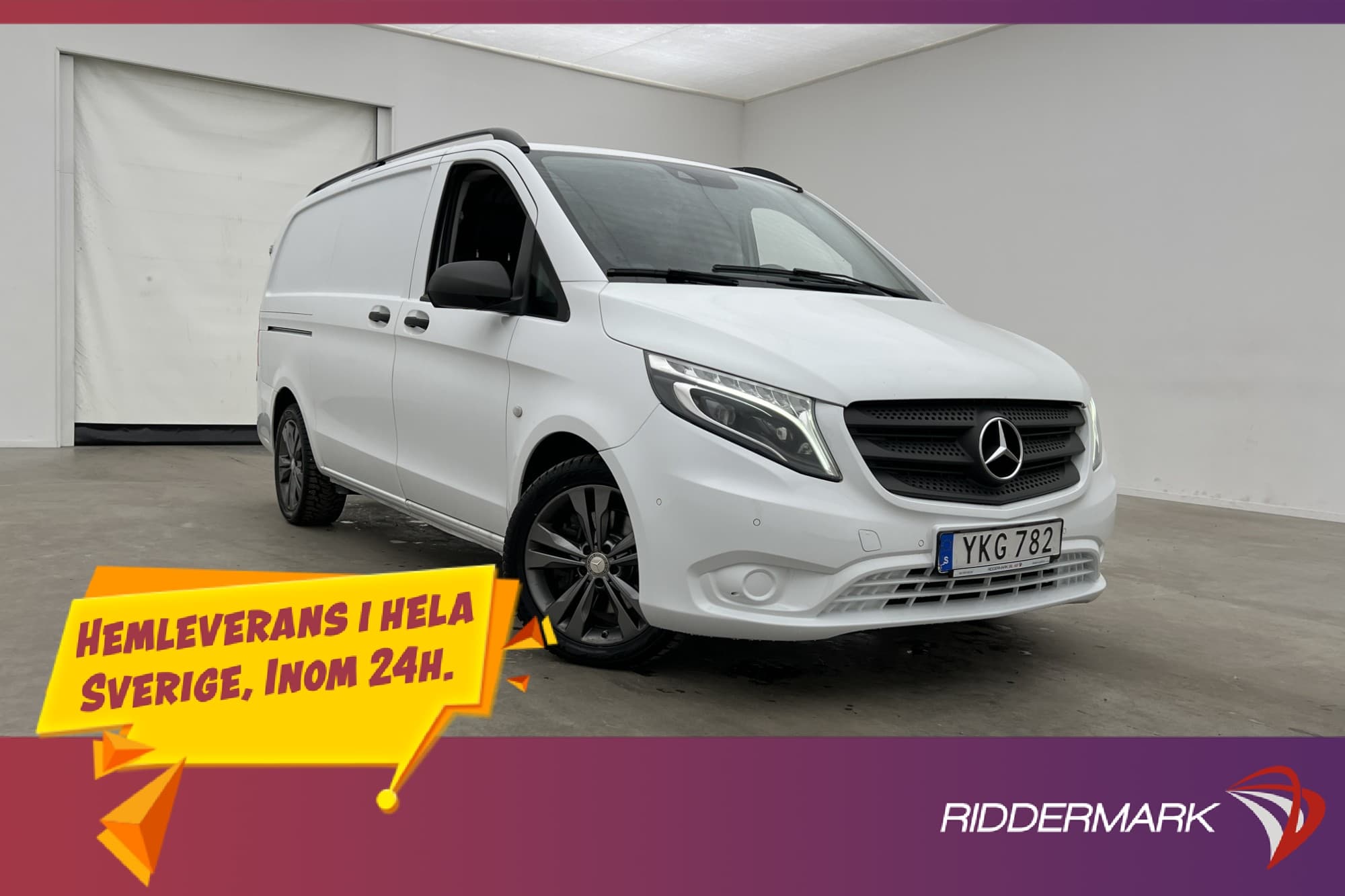 Mercedes-Benz Vito L2 119 190hk Värmare PDC Dragkrok Skinn