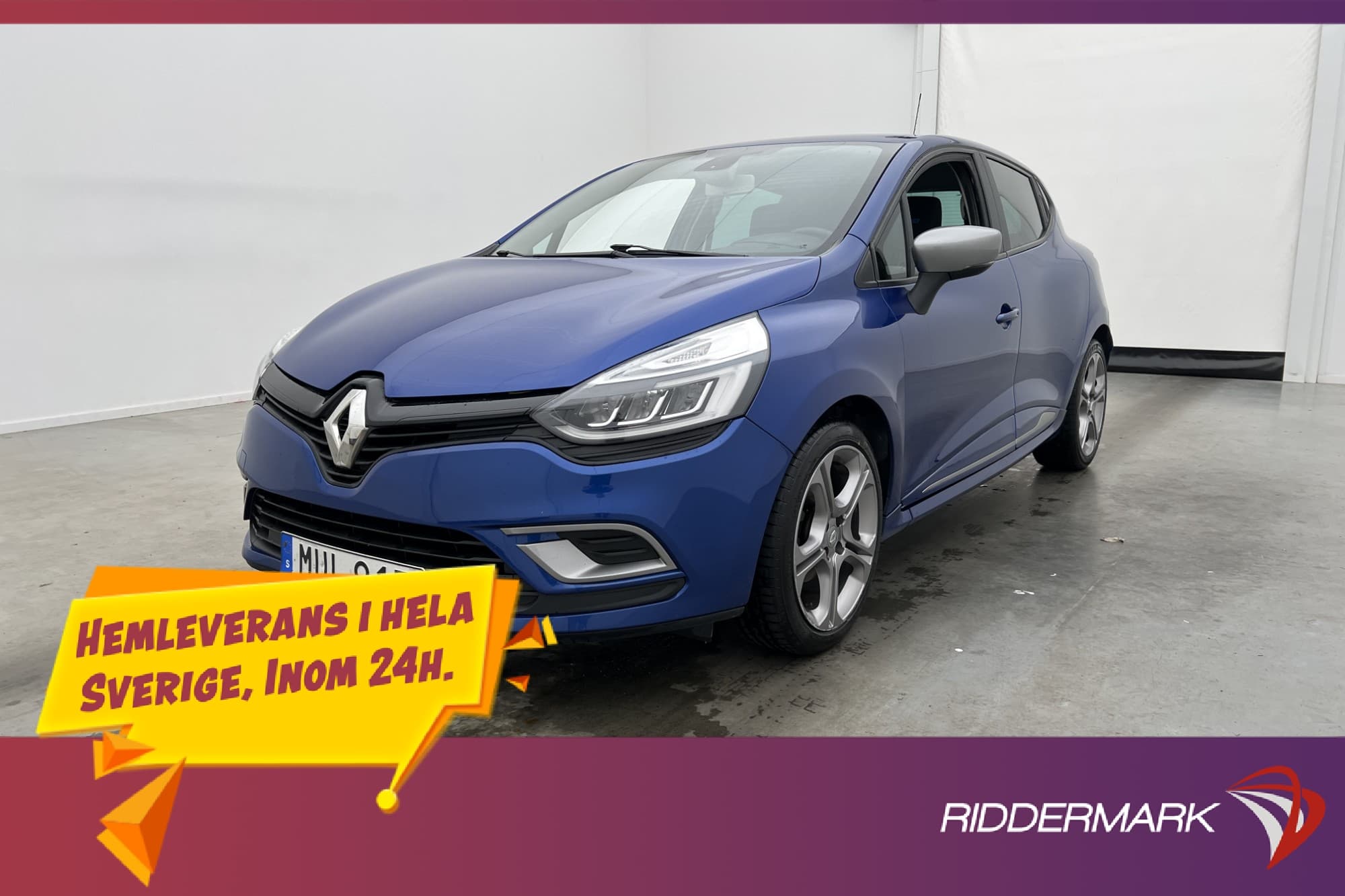 Renault Clio 1.2 TCe GT Line BOSE Navi Sensorer Halvskinn