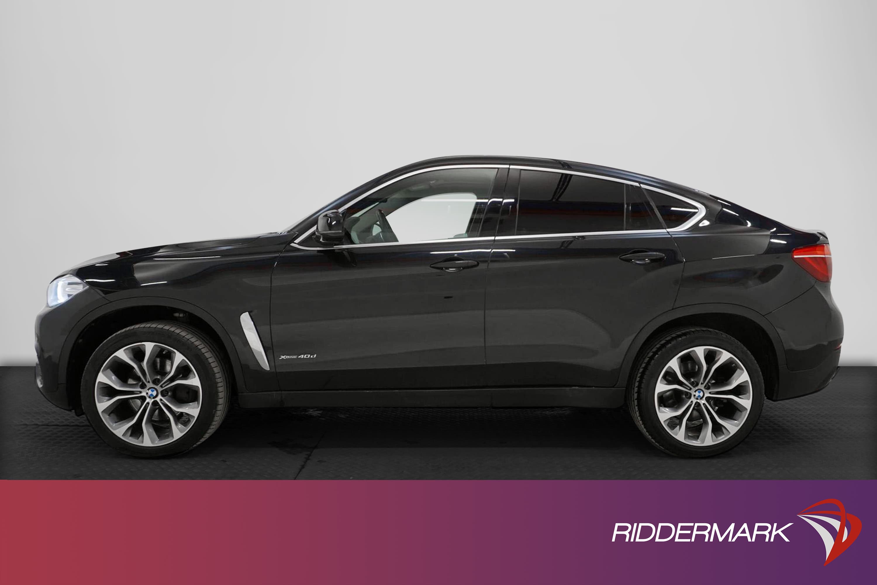 BMW X6 xDrive40d 313hk Taklucka Navi H/K Dragkrok HUD D-Värm