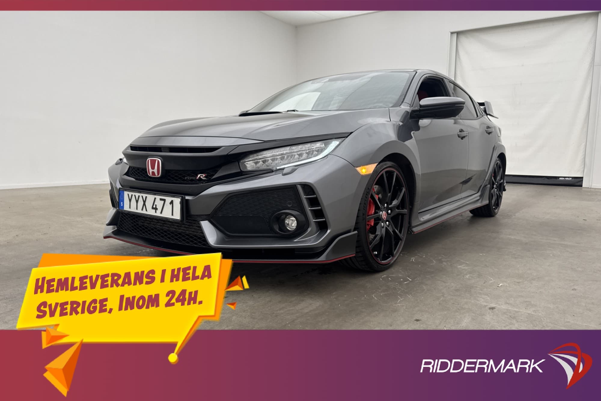 Honda Civic Type R 2.0 320hk GT Kamera Navi Adaptiv-Fart 