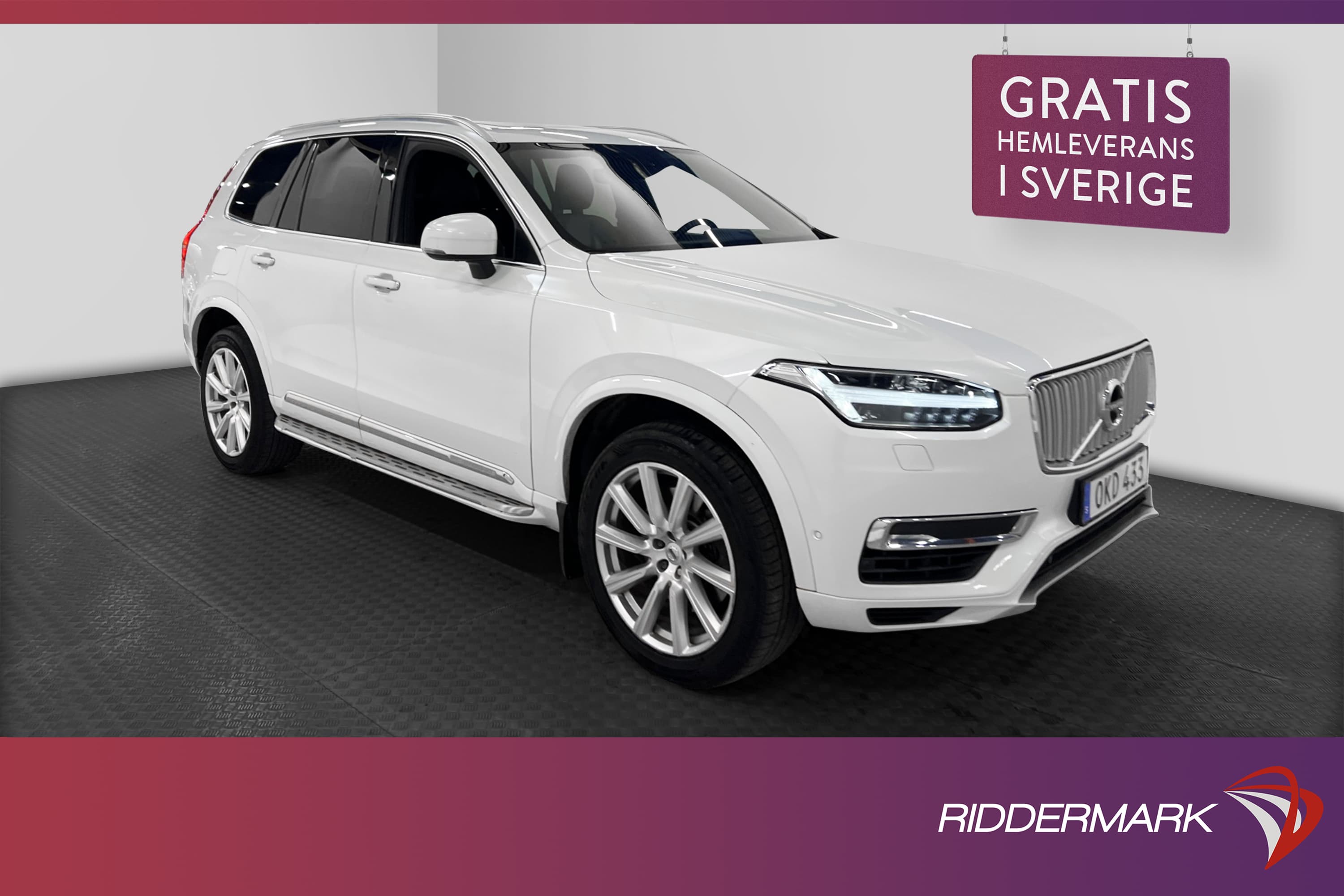 Volvo XC90 T8 AWD 421hk Inscription 7-Sits VOC Pano 360 Drag