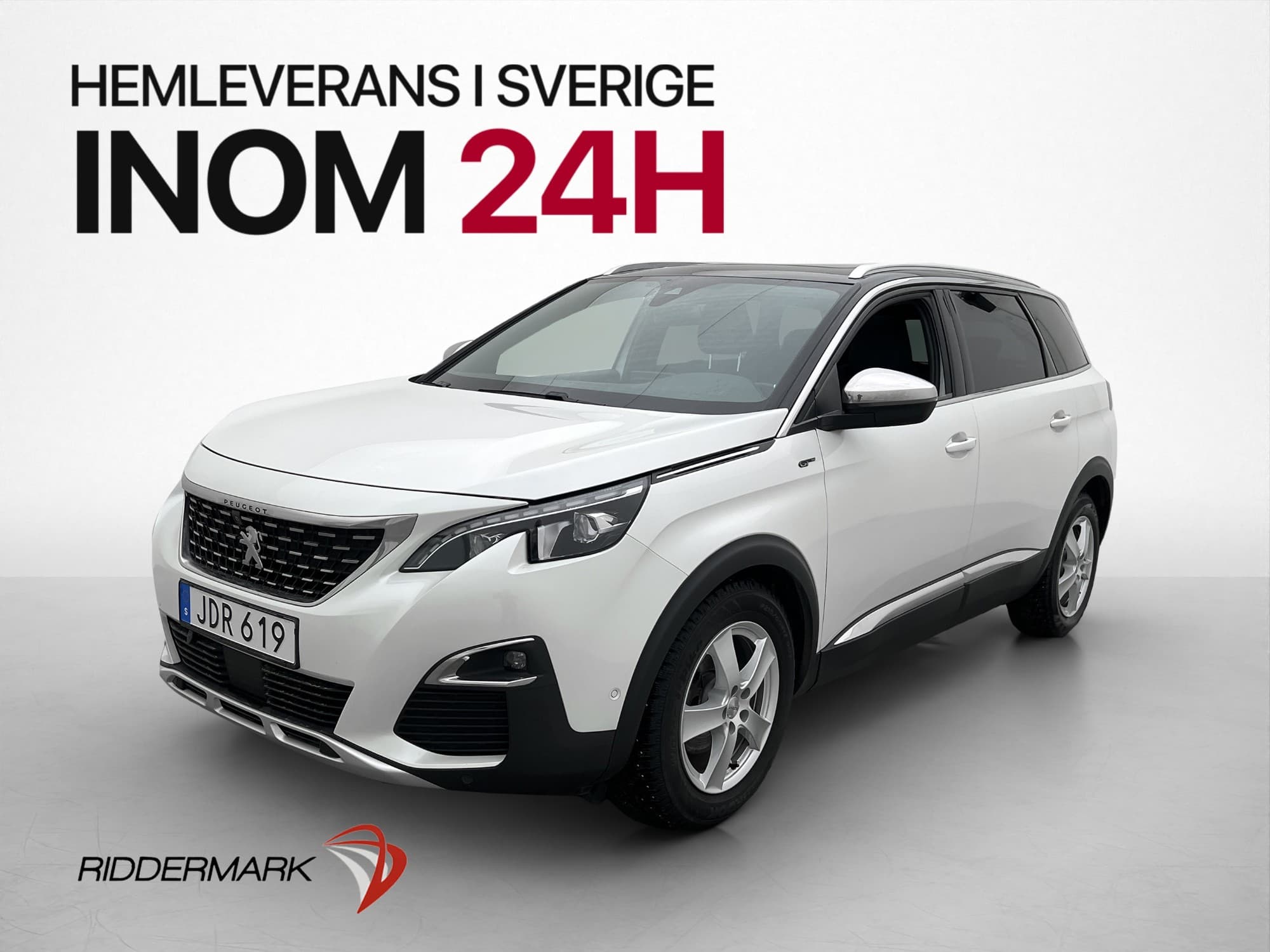 Peugeot 5008 GT-Line 2.0 177hk 7-Sits Pano Navi CarPlay Drag