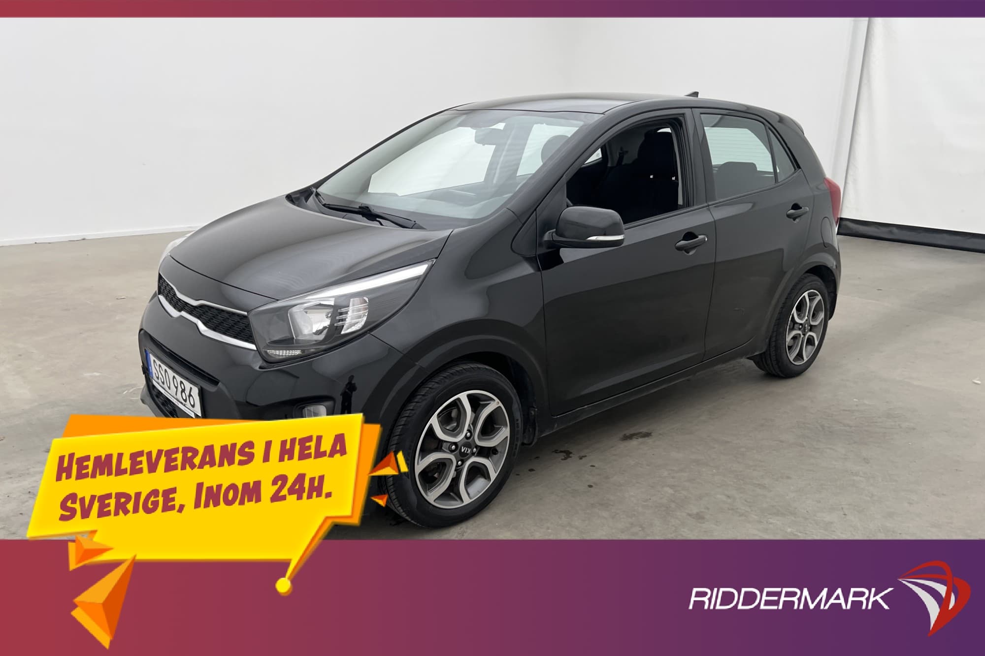 Kia Picanto 1.0 MPI GLS M&K-Värmare Rattvärme Kamera CarPlay