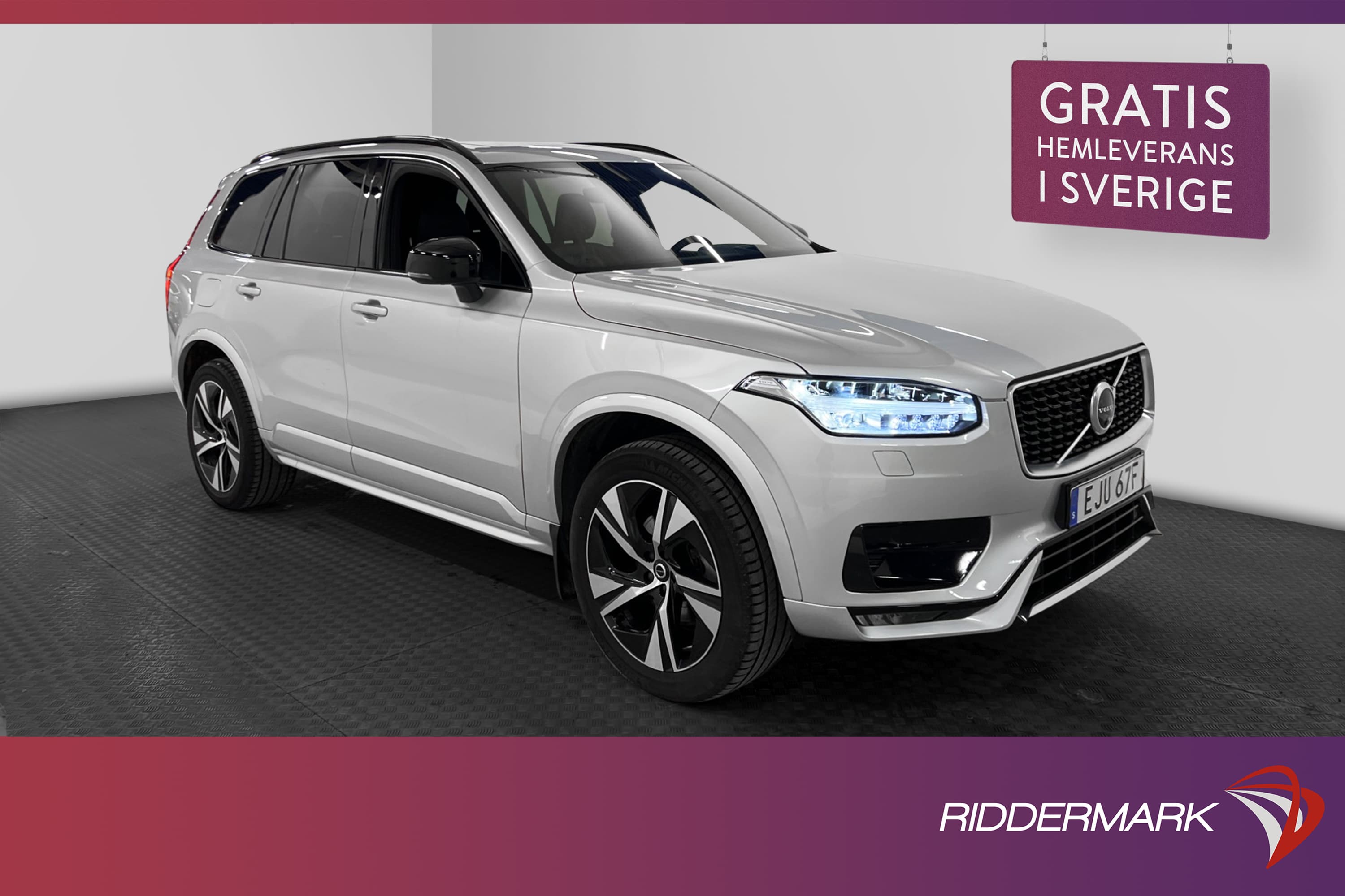 Volvo XC90 B5 AWD 235hk R-Design 7-Sits Värm Pano 360° MOMS