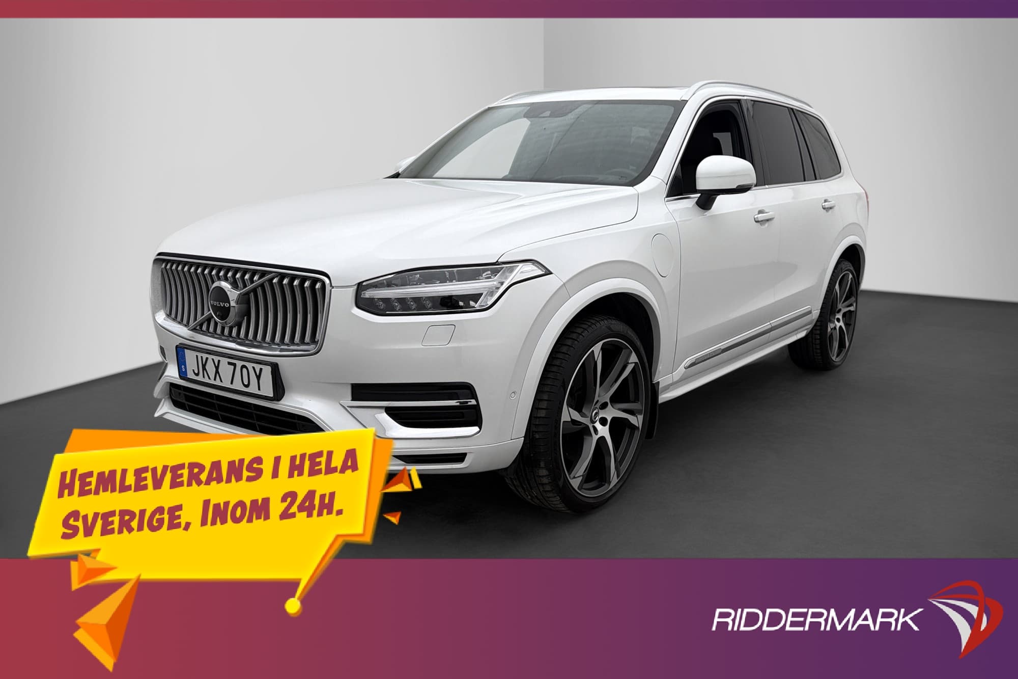 Volvo XC90 Recharge T8 AWD Inscription 7-Sits HUD B&W 360°