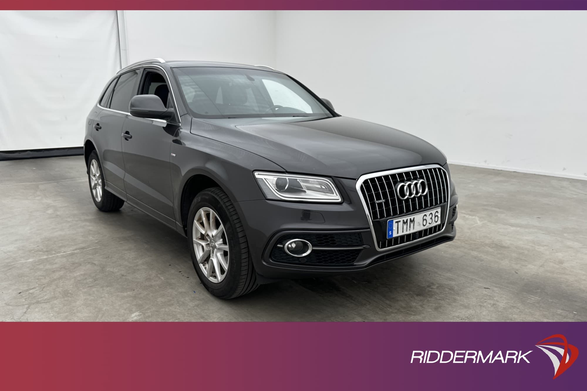 Audi Q5 TDI Quattro S Line Pano M-Värm Skinn Sensorer Drag
