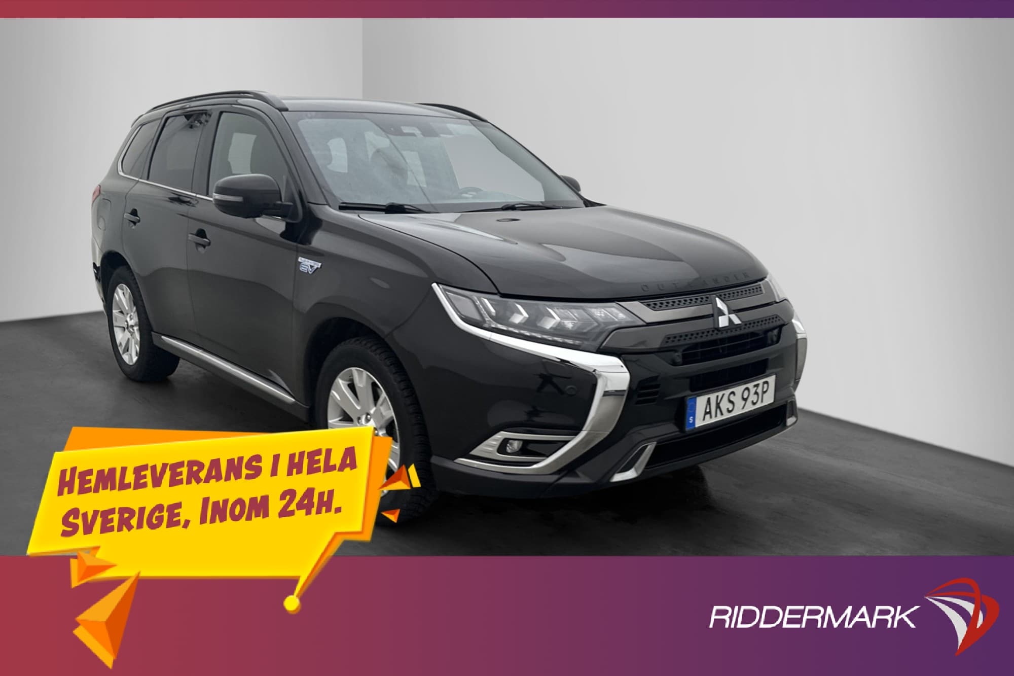 Mitsubishi Outlander PHEV 4WD Business X 360 Drag Skinn MOMS