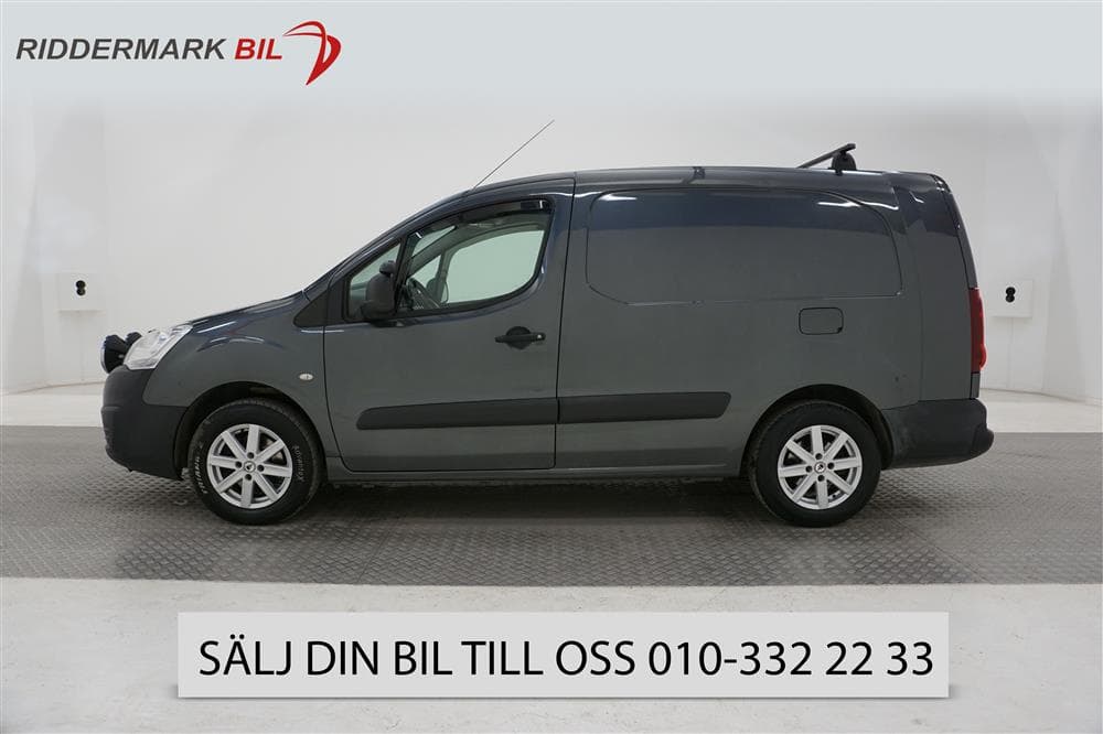 Peugeot Partner 1.6 Aut 100hk Eu6 L2 Nyservad 0,41/mil Moms