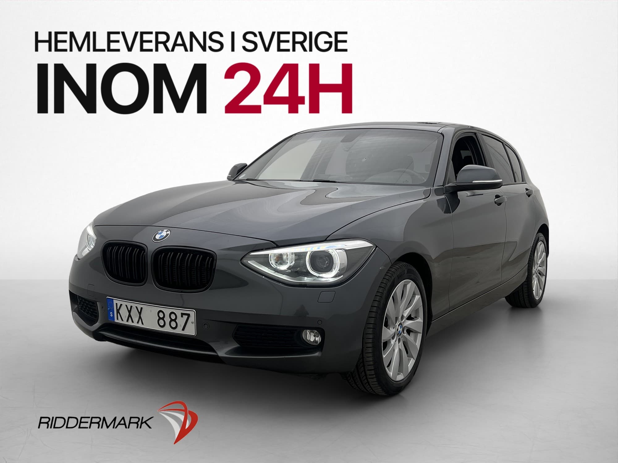 BMW 118 d 143hk Sport line Kamera Navi Skinn Elstolar