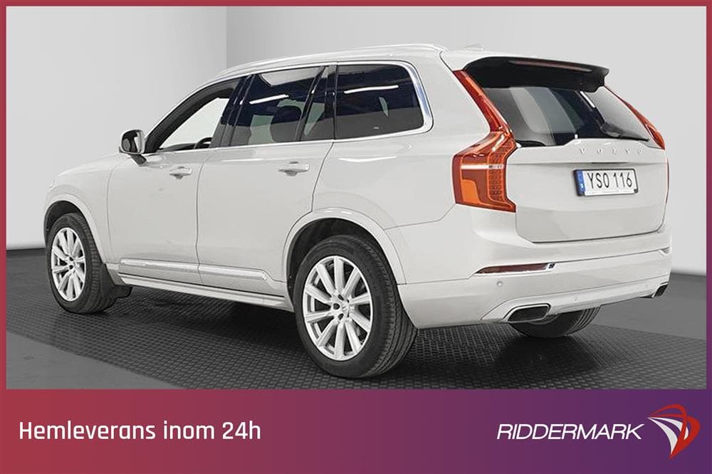 Volvo XC90 D5 AWD 235hk Inscription B&W 7-Sits Värmare Skinnexteriör