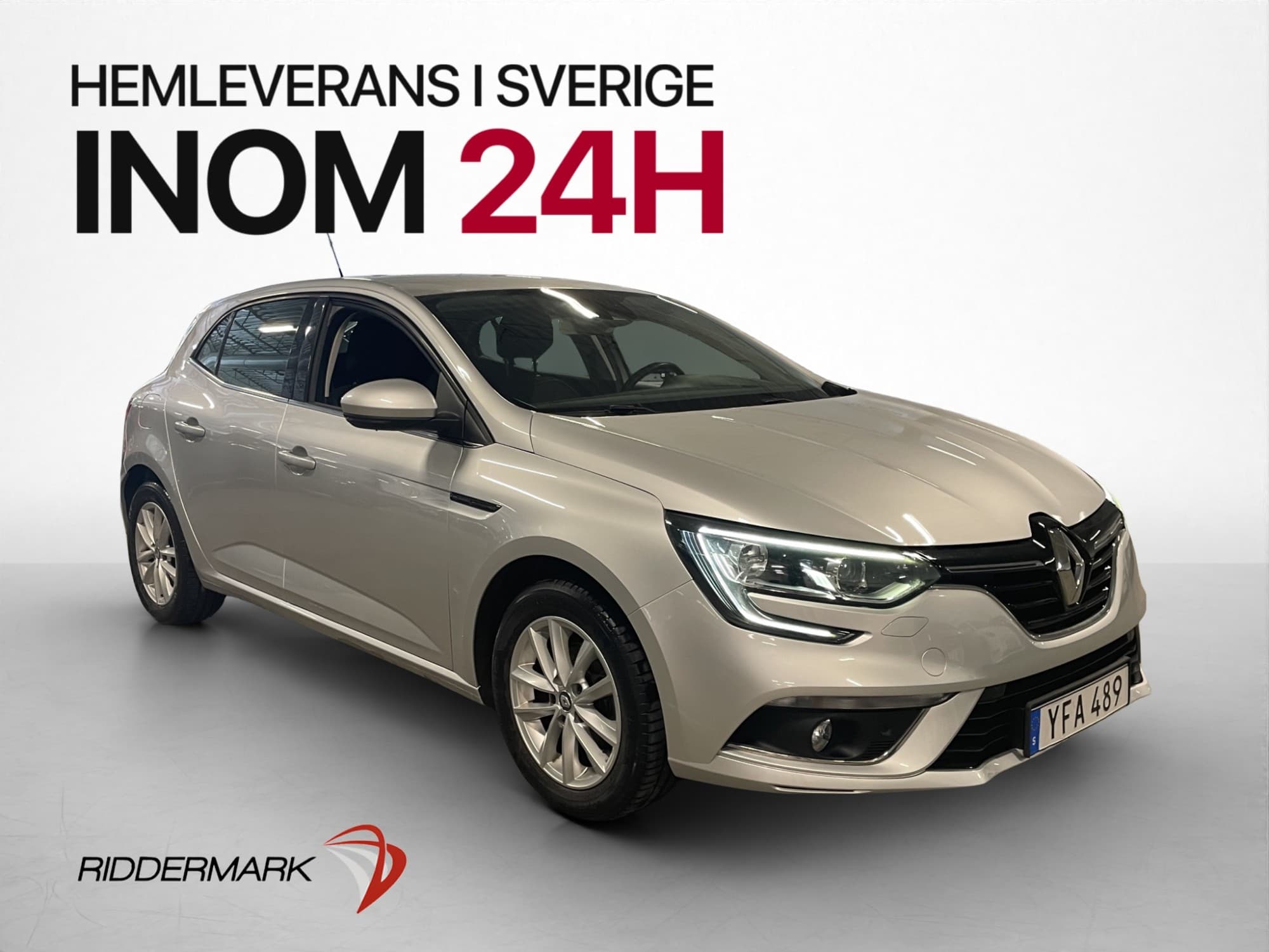 Renault Mégane 1.2 TCe 132hk Zen Navi Sensorer Två-Brukare