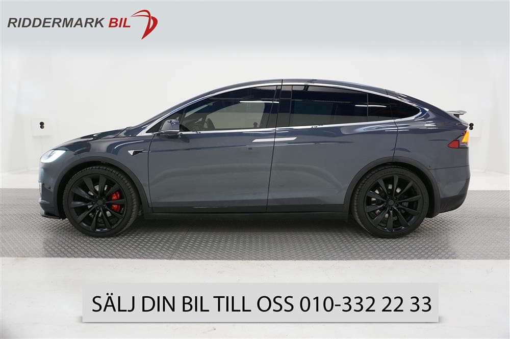 Tesla Model X 100D 6 sits Ljus interiör