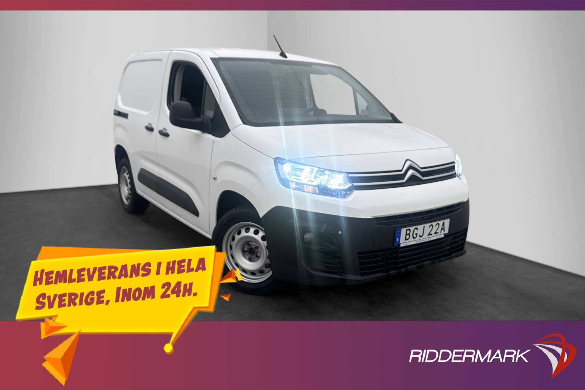 Citroën Berlingo 1.5 Dragkrok PDC 3-Sits CARPLAY Farthållare